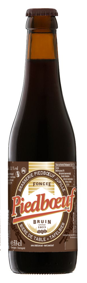 Bière de table Piedboeuf brune Foncée 33cl