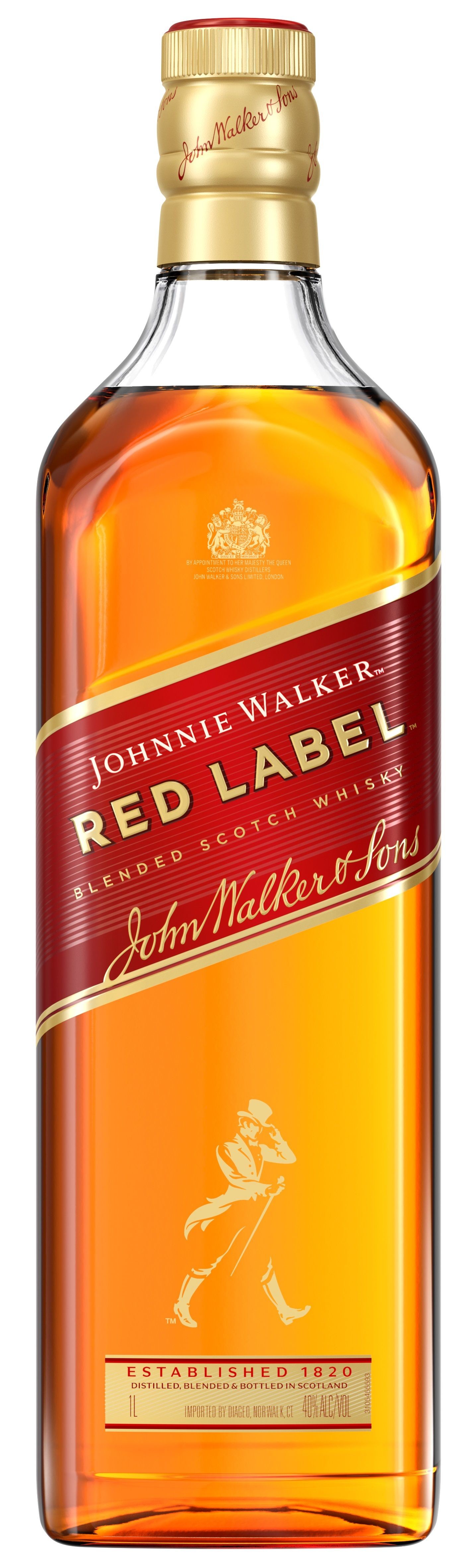 Johnnie Walker Red Label 1L 40% Blended Whisky Ecosse