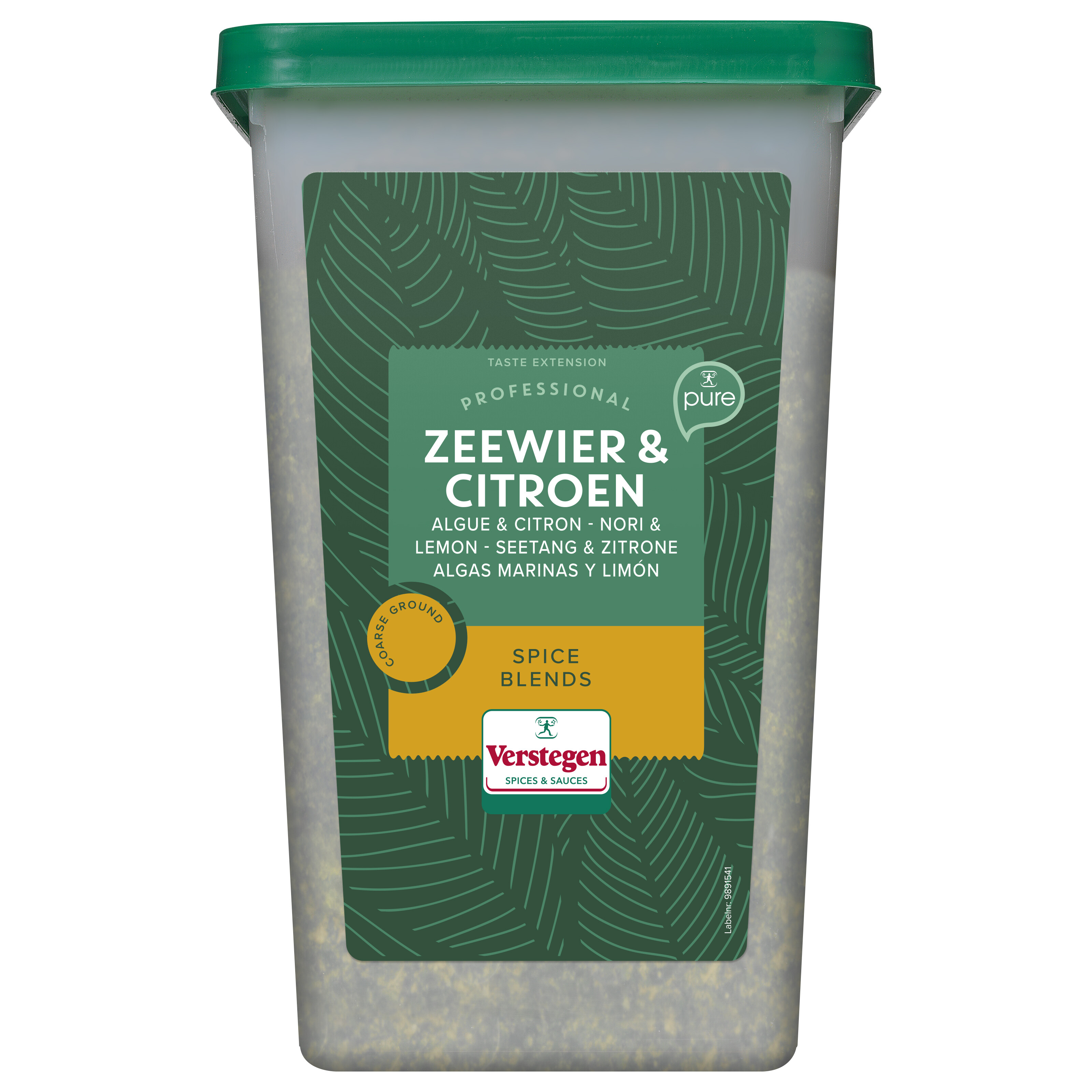 Verstegen Taste Extension Melange d' Epices Algue & Citron 500gr Pure Spice Blend