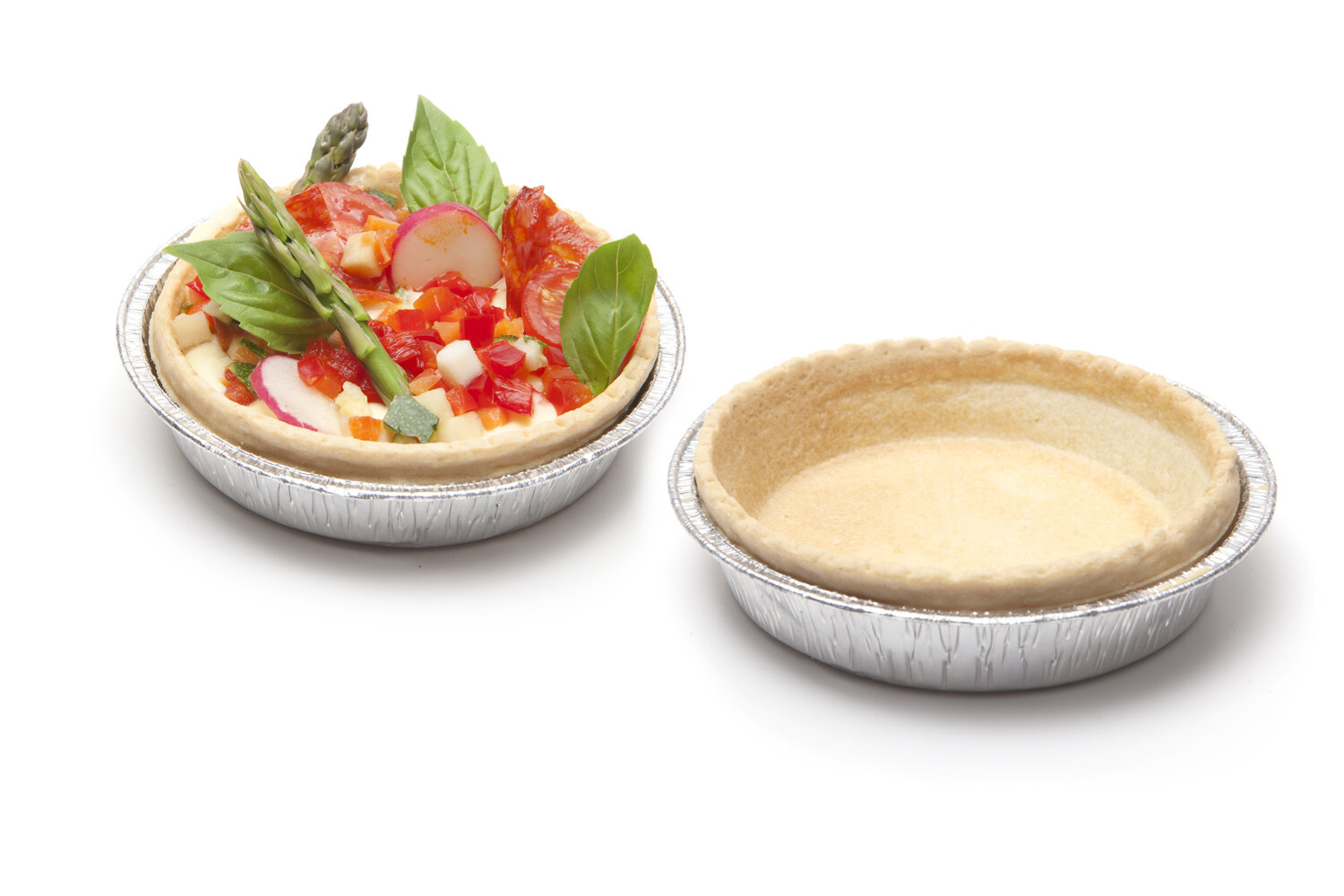 DV Foods Quiches 11cm avec plat aluminium 45pc