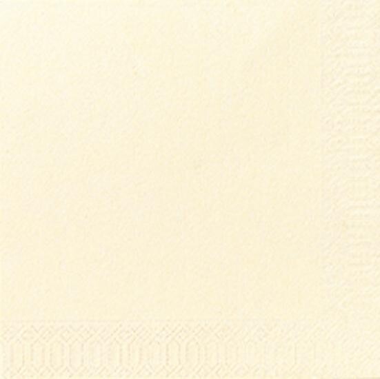 Serviettes en papier champagne 3-couches 24x24cm 250pc Duni