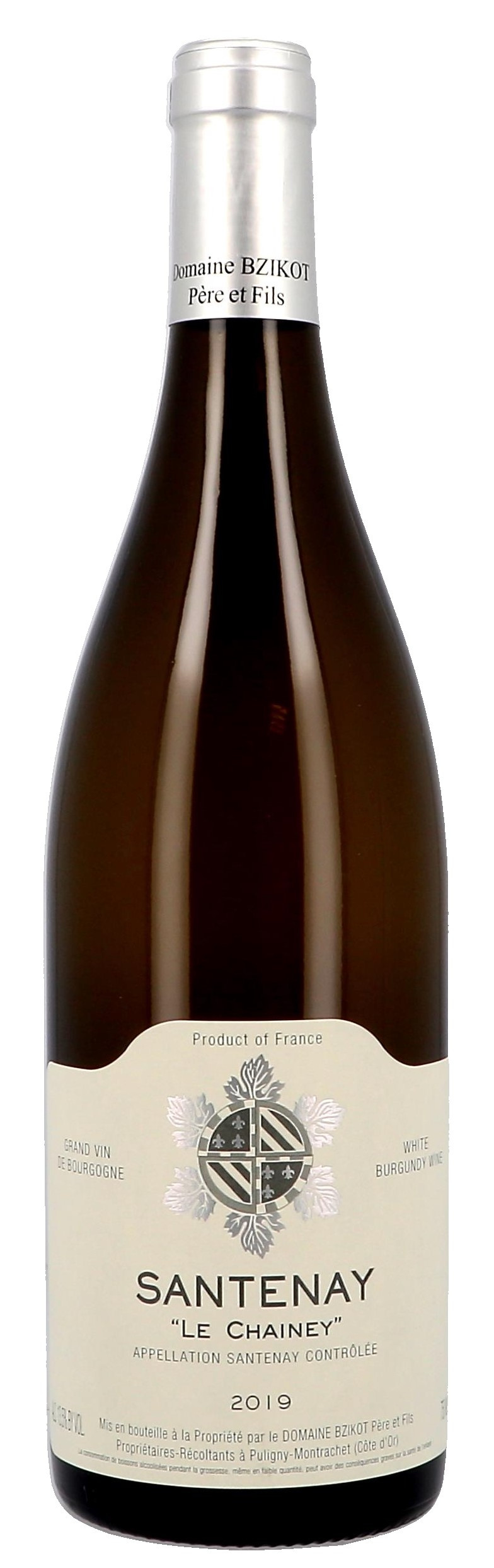 Santenay blanc Le Chainey 75cl 2019 Domaine Sylvain Bzikot - Vin