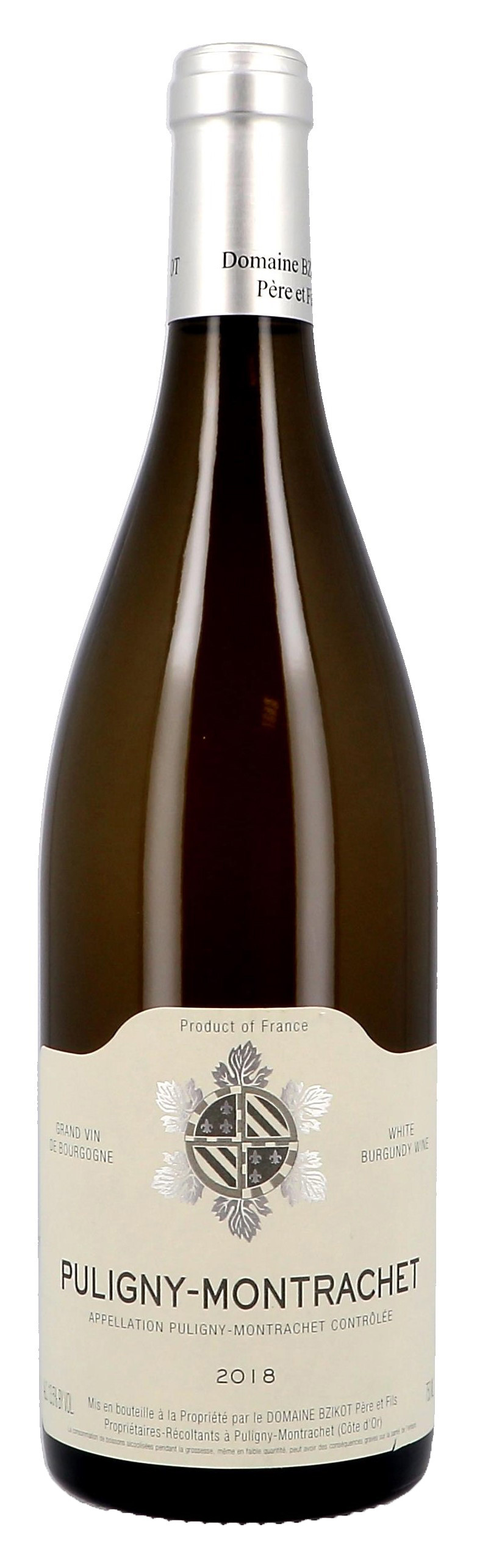 Puligny Montrachet blanc 75cl 2018 Domaine Bzikot Pere & Fils - Vin