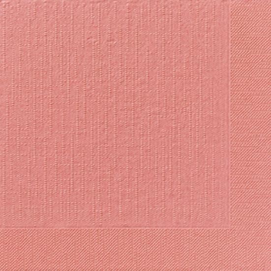 Serviettes en papier rose vieux  2-couches 33x33cm 125pc Duni