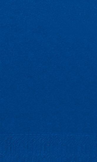 Servet Duni 3lgs 1/8 vouw donkerblauw 40x40xm 125st