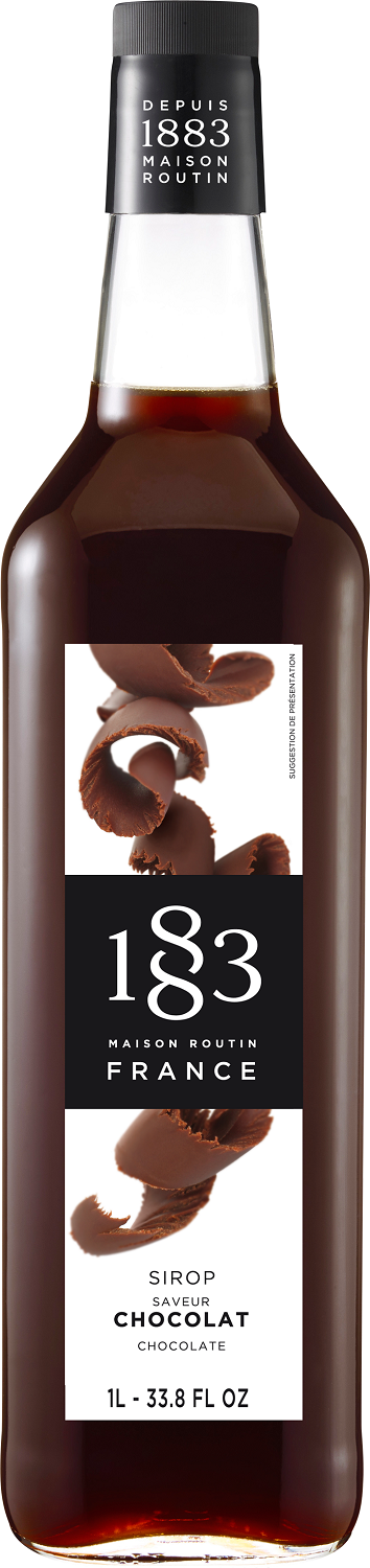 Routin 1883 Sirop Chocolat Noir 1L 0%