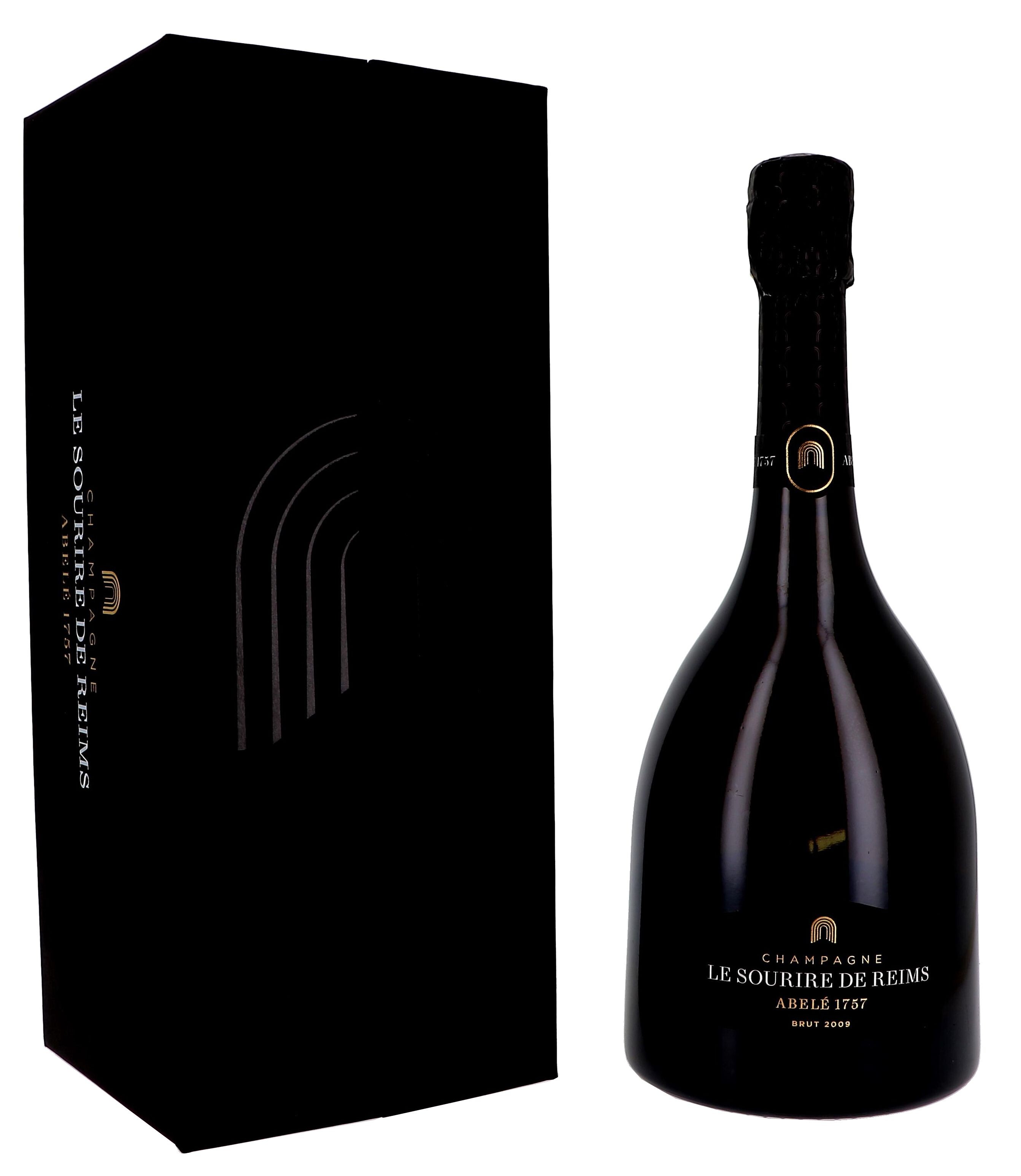 Champagne Abelé 1757 Le Sourire de Reims Blanc 2009 Brut 75cl Cuvee Prestige en Coffret Cadeaux