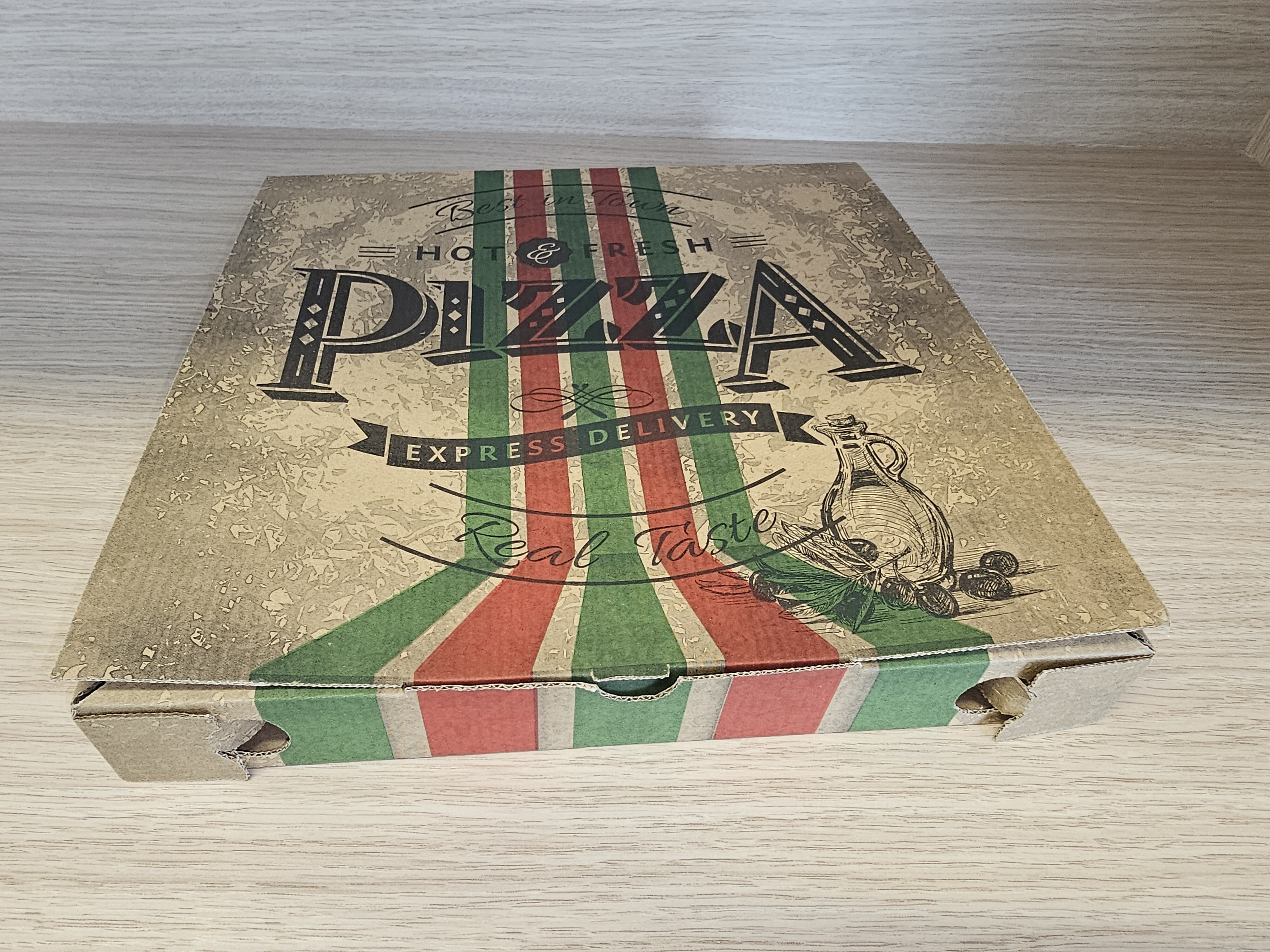 Boite a Pizza Vegetale Coboxal 32x32x3cm 100pc