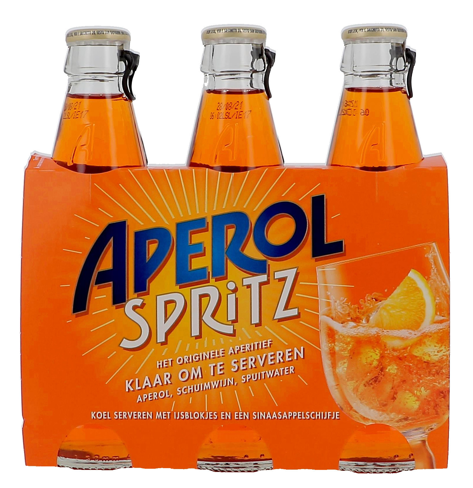 Aperol Spritz 8x3x17.5cl% (Bereide Aperitieven)
