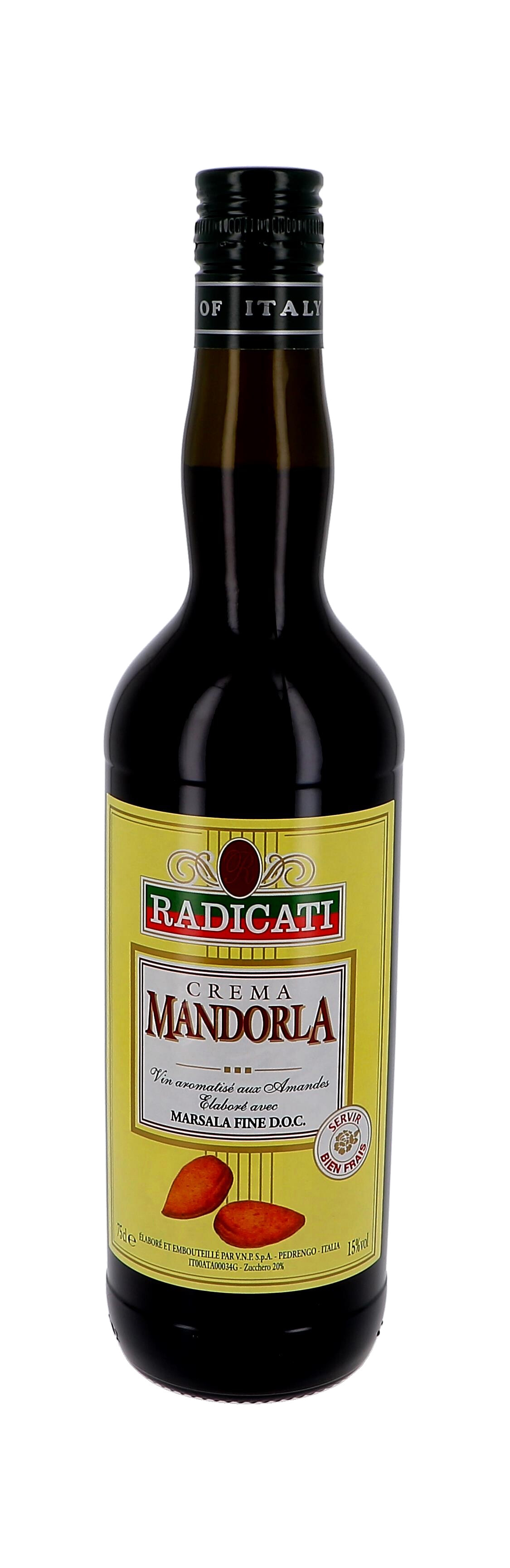 Marsala Crema Mandorla 75cl 15% Radicati - Itali
