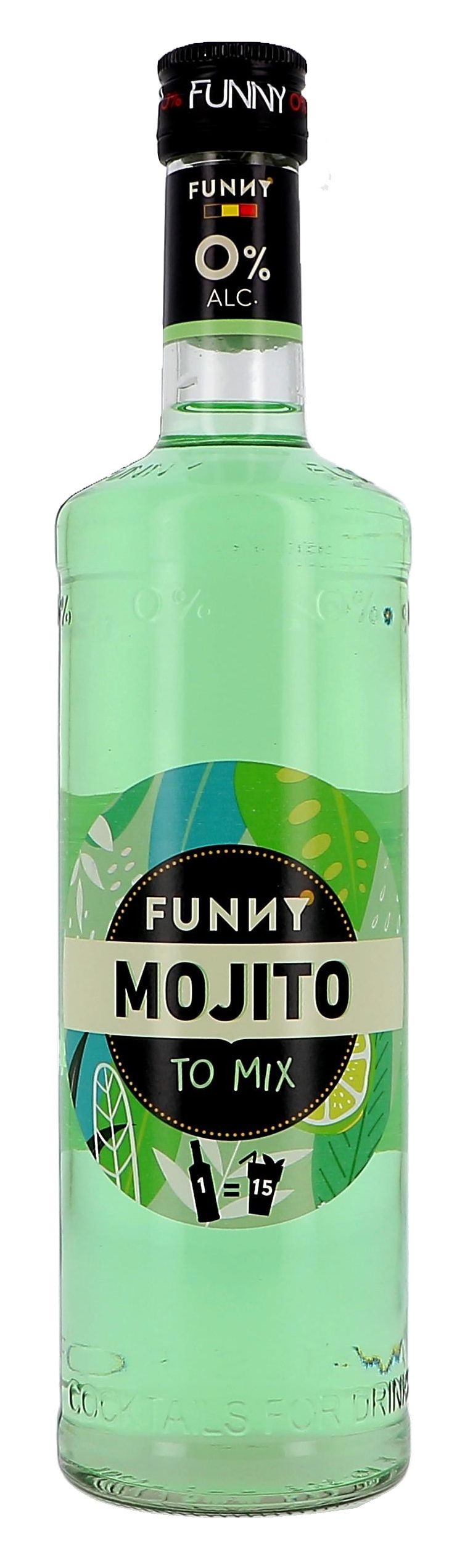 Funny Latino Mojito 70cl 0% cocktail sans alcool