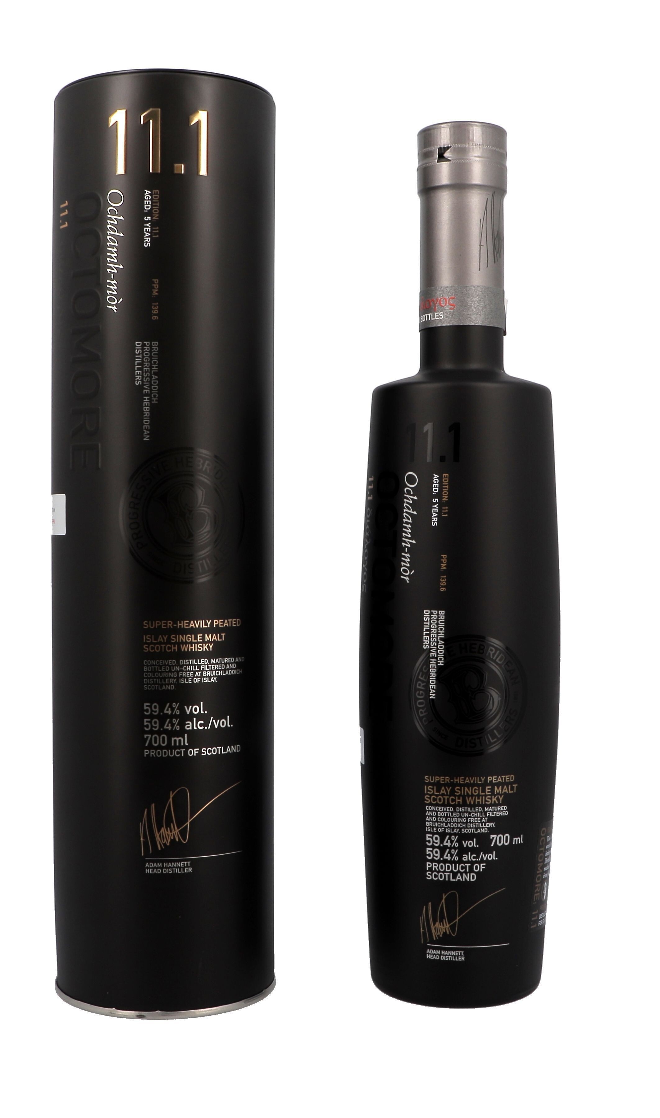 Bruichladdich Octomore 11.1 Edition 70cl 59.4% Islay Single Malt Scotch Whisky (Whisky)