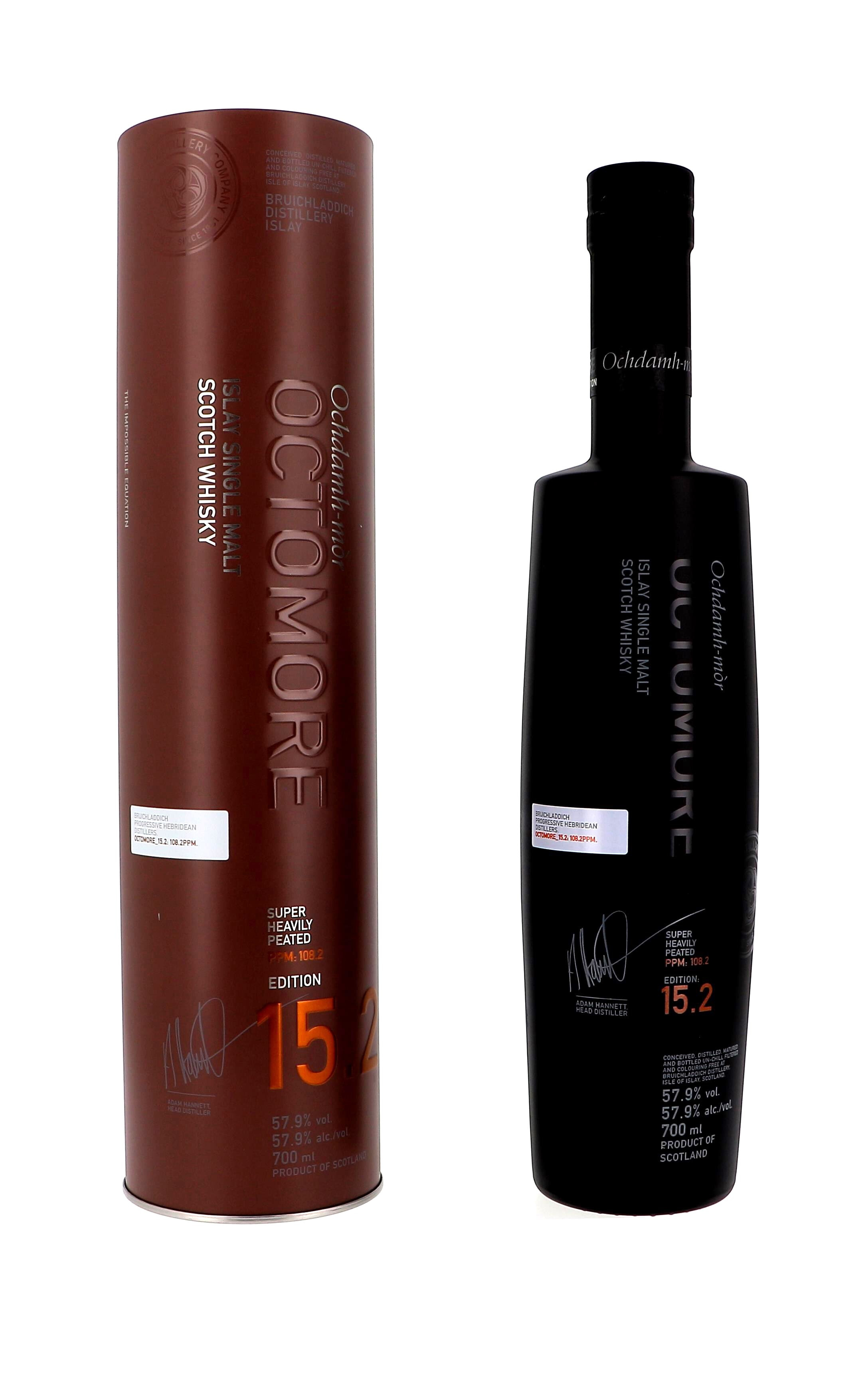 Bruichladdich Octomore 15.2 Edition 70cl 57.9% Islay Single Malt Whisky Limited Edition