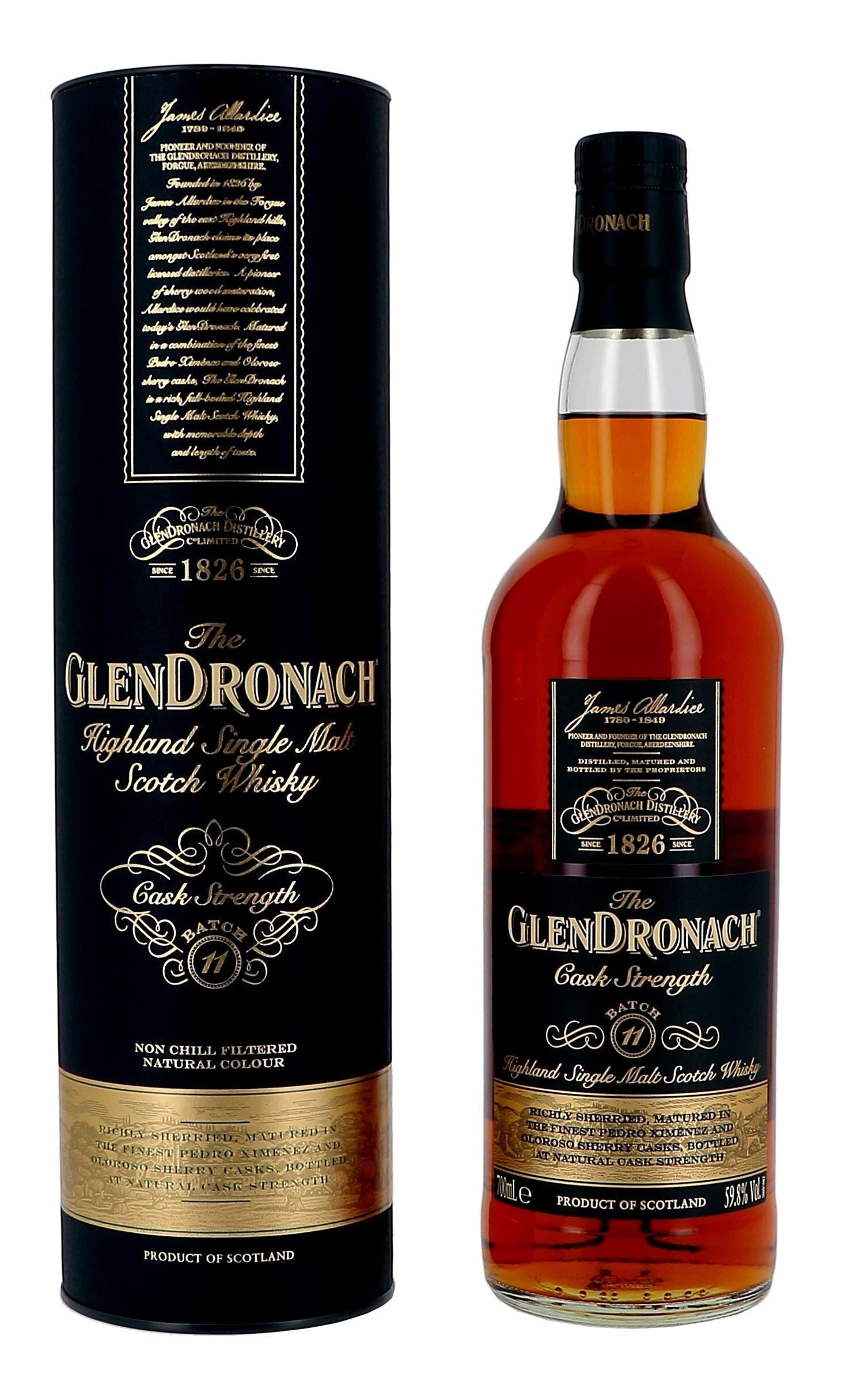 Glendronach 15 Ans d'Age 70cl 40% Highland Single Malt Scotch Whisky