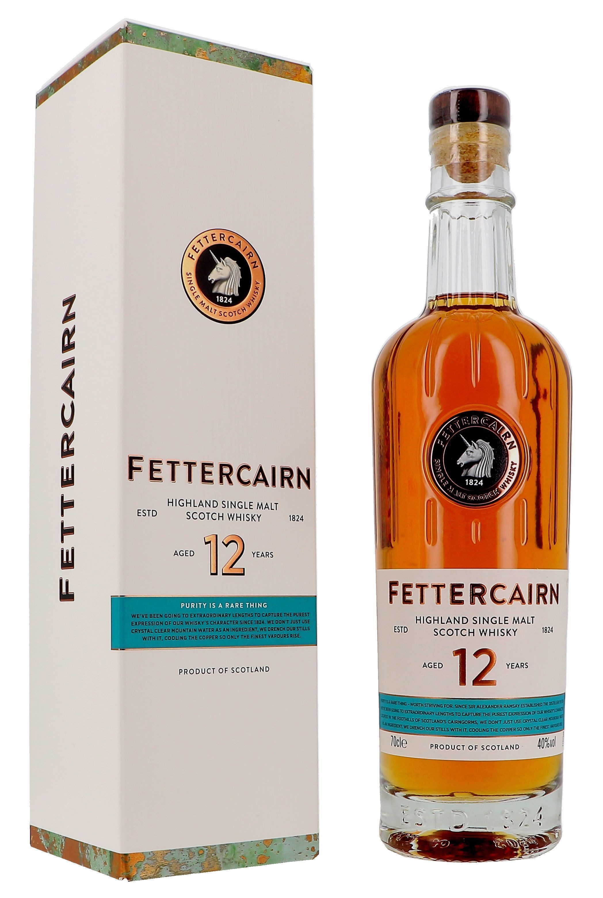 Fettercairn 12 Ans 70cl 40% Highland Single Malt Whisky Ecosse  