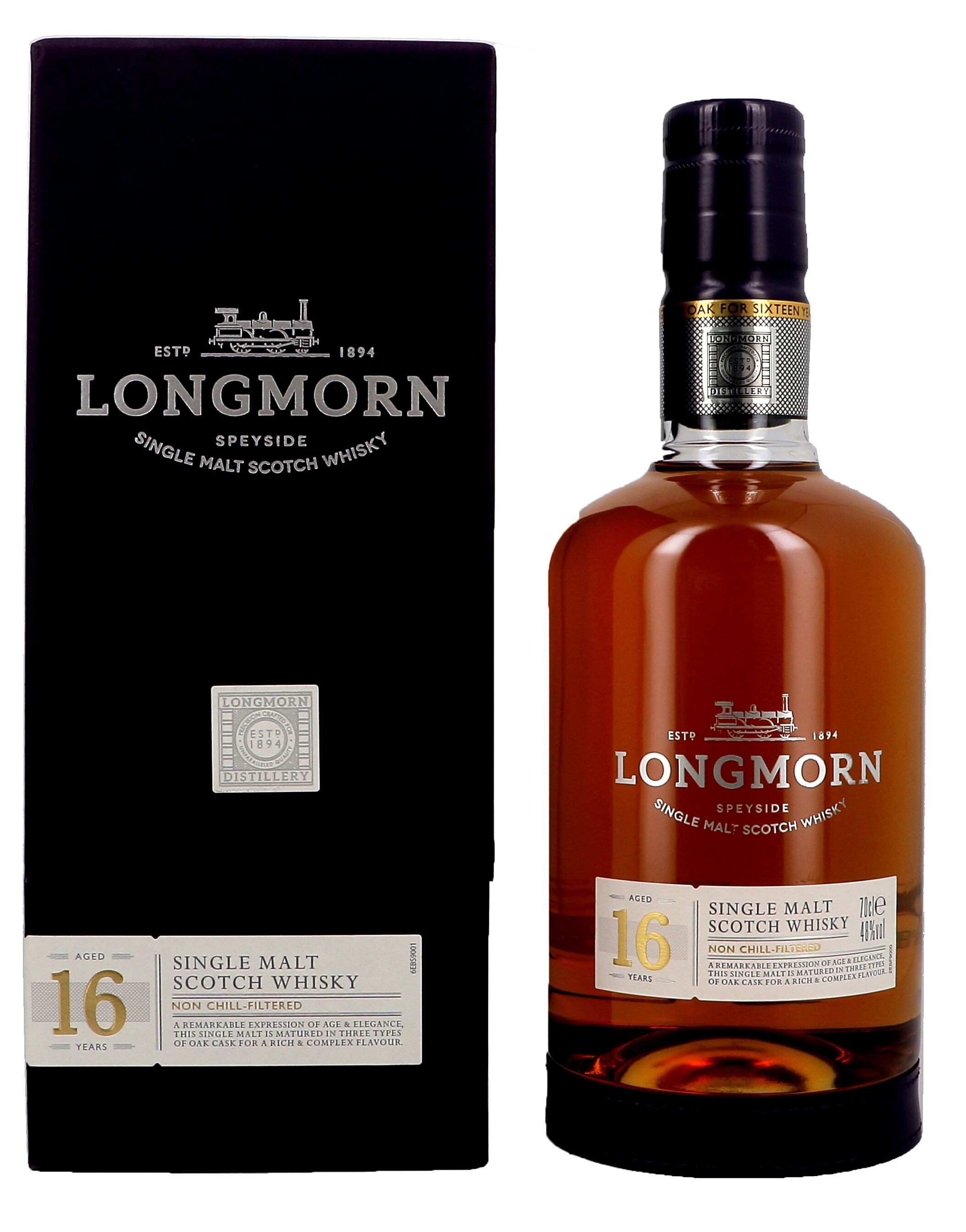 Longmorn 16 Ans d'Age 70cl 48% Single Malt Scotch Whisky Speyside