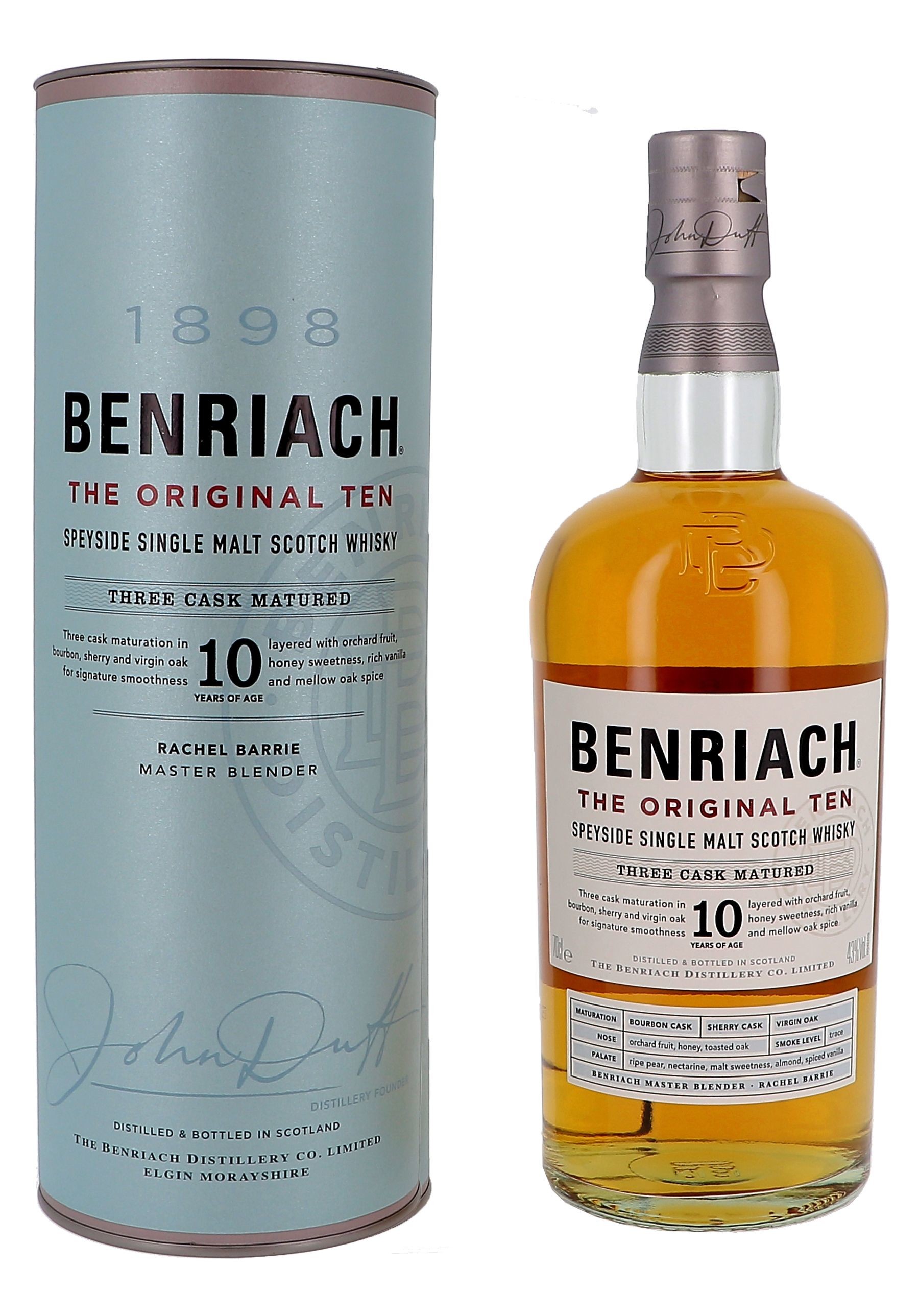 Benriach The Original Ten 10 Ans d'Age 70cl 43% Speyside Single Malt Whisky Ecosse 