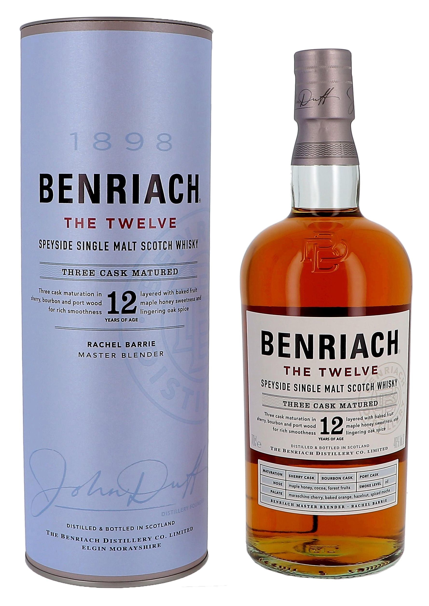 Benriach The Twelve 12 Ans d'Age 70cl 43% Speyside Single Malt Whisky Ecosse