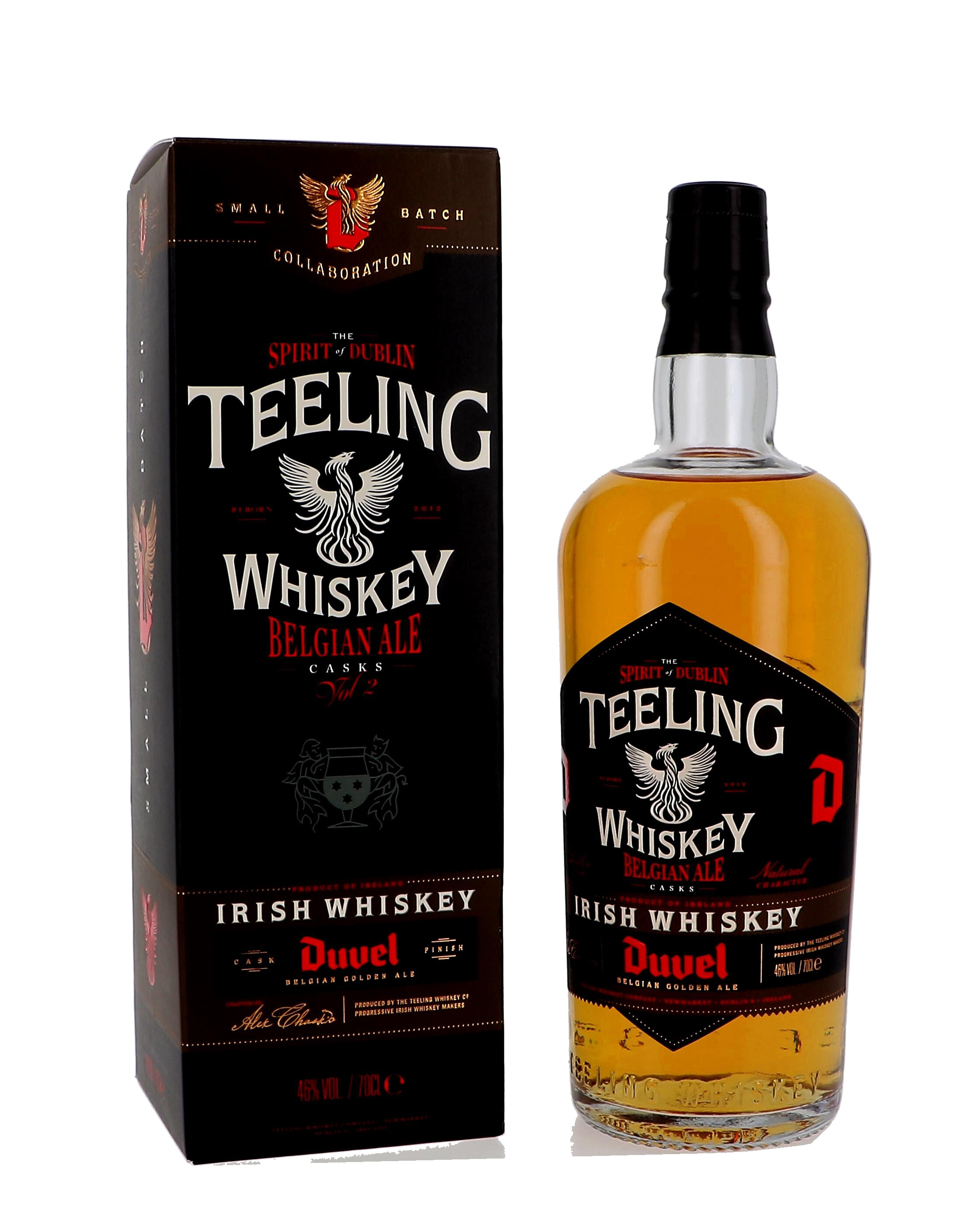 Teeling Duvel Belgian ale Cask 70cl 46% Small Batch Single Malt Whisky Irlandais