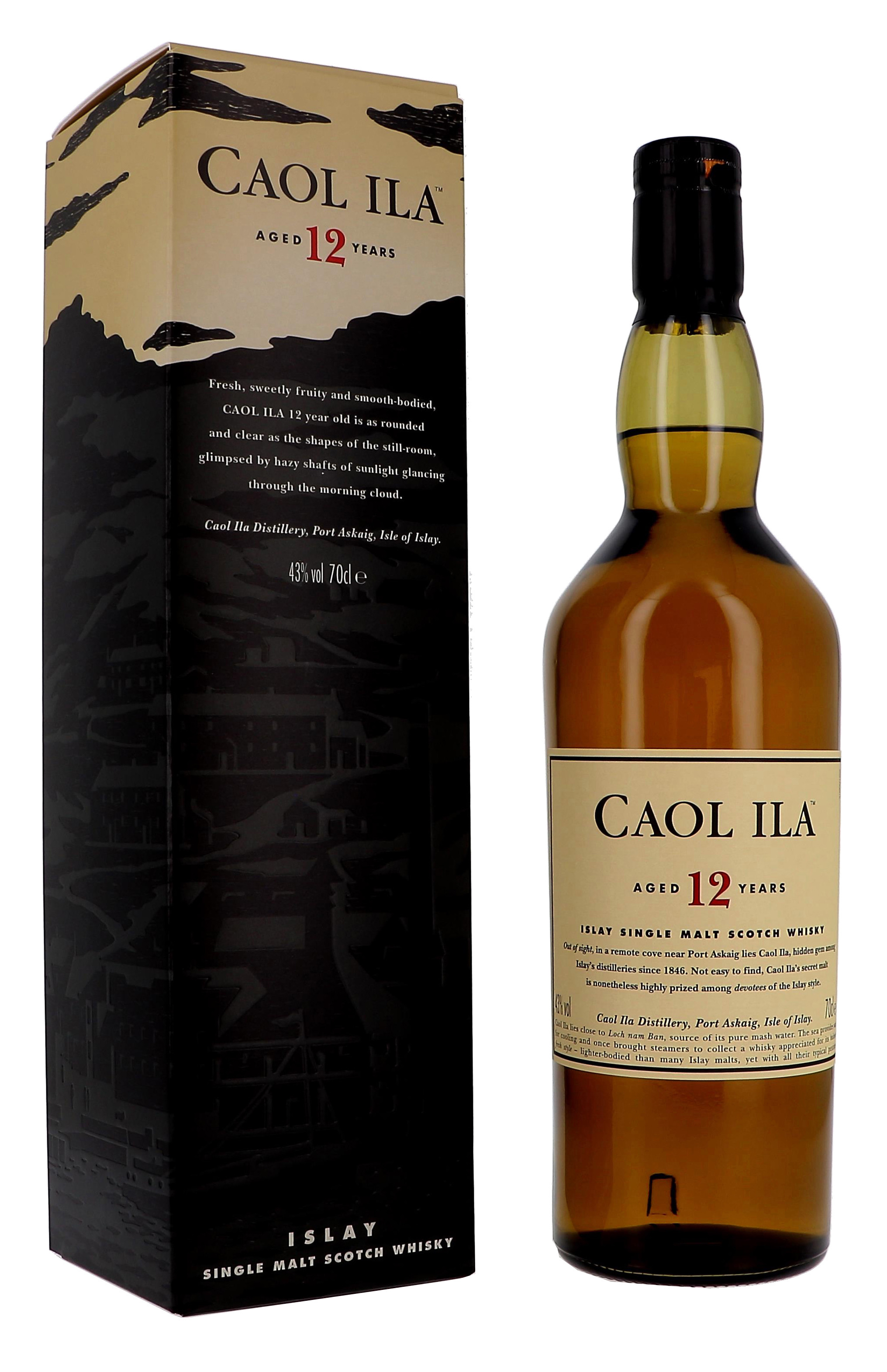 Caol Ila 12 Ans d'Age 70cl 43% Islay Single Malt Whisky Ecosse