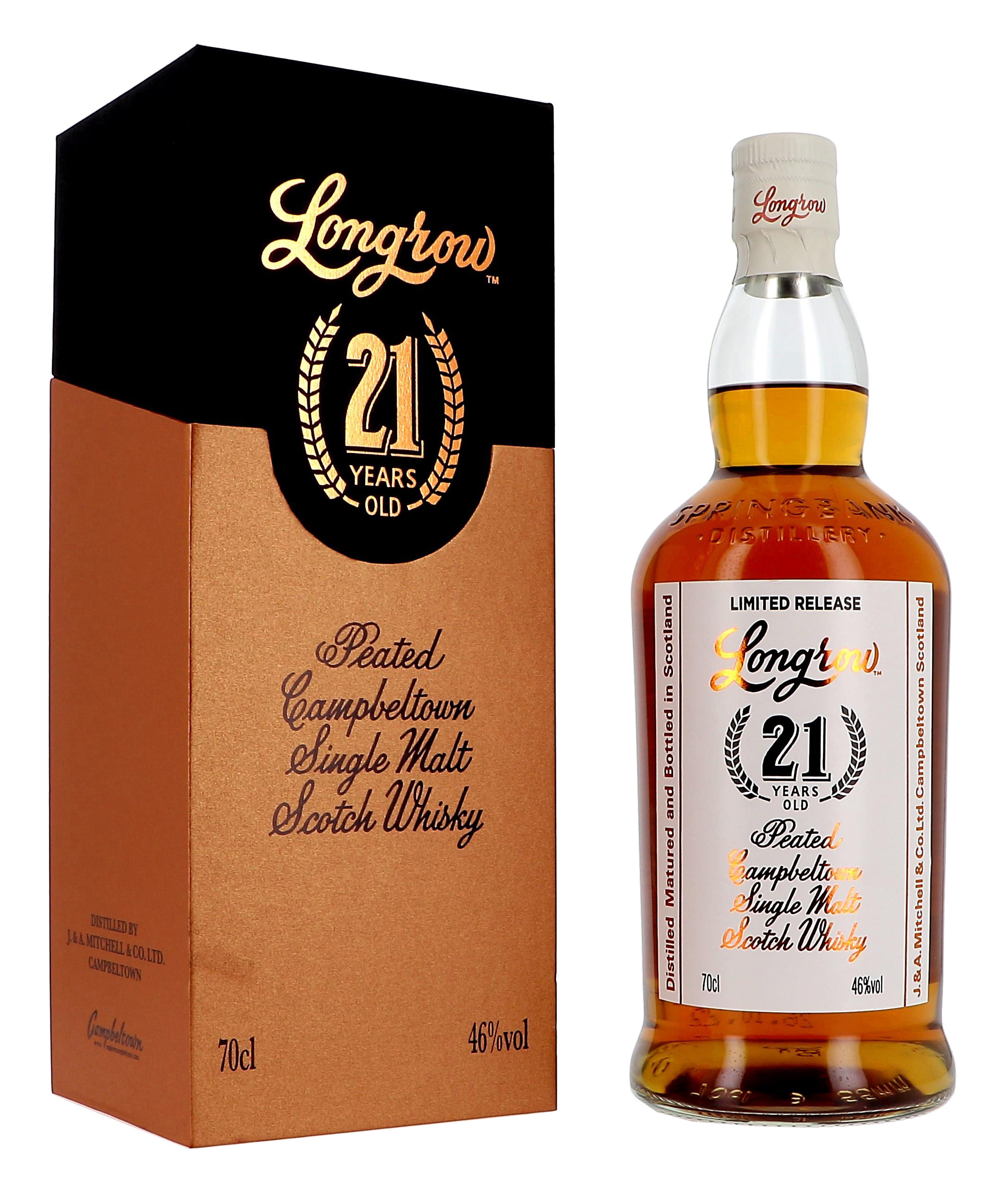 Longrow Peated 70cl 46% Campbeltown Single Malt Whisky Ecosse 