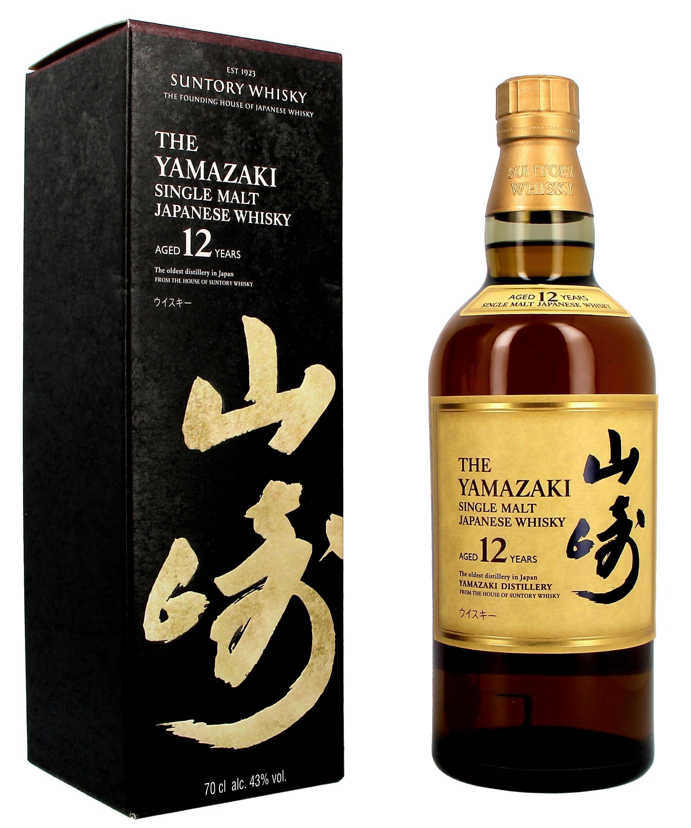 The Yamazaki 12 Ans d'Age 70cl 43% Single Malt Whisky Japonais (Whisky)