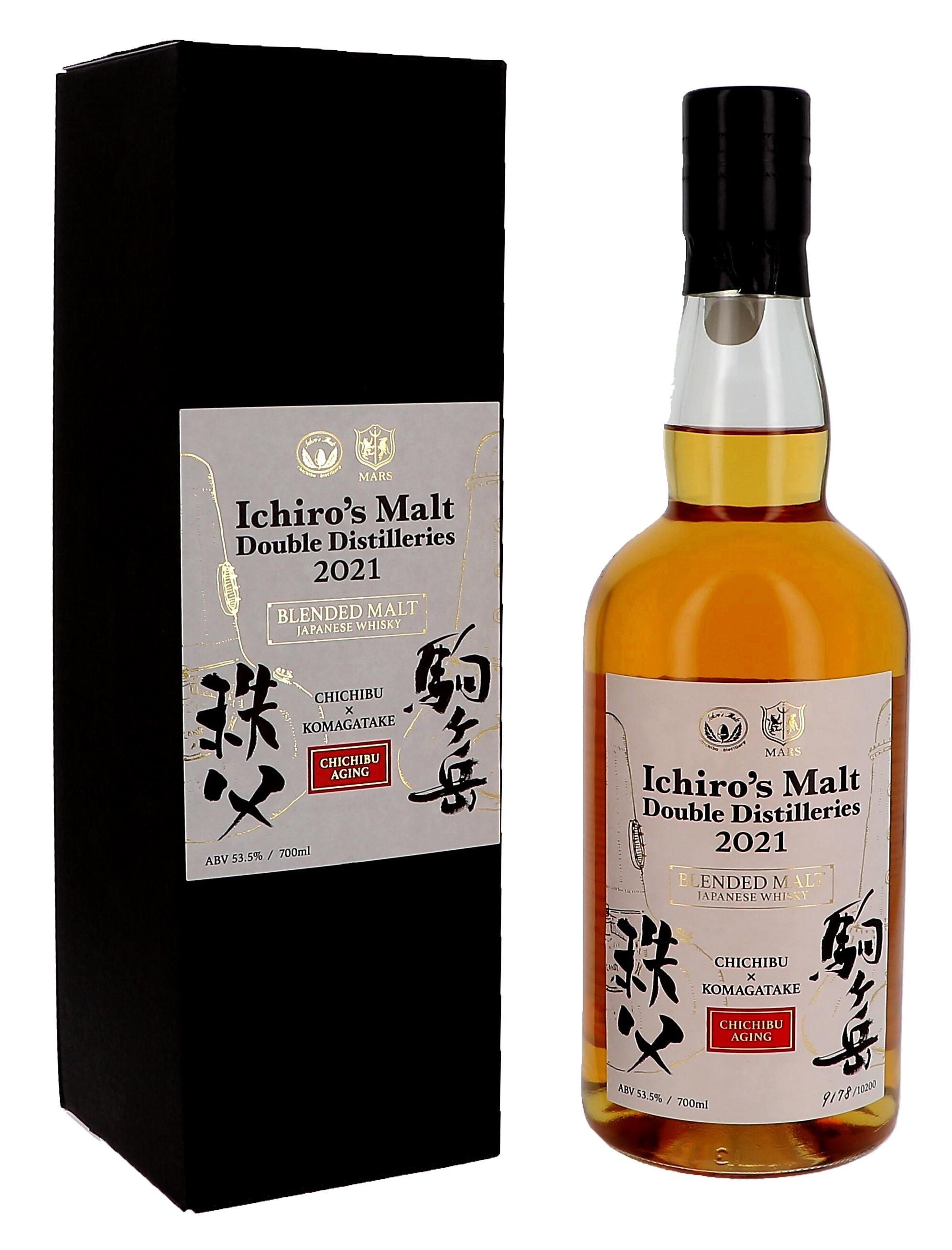 Ichiro's Malt Double Distilleries 2021 70cl 53.5% Blended Malt Whisky Japonais (Whisky)