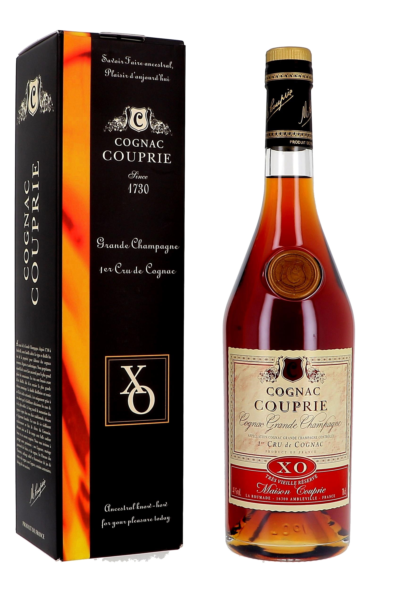 Cognac Couprie X.O. Grande Champagne 70cl 40% (Cognac)