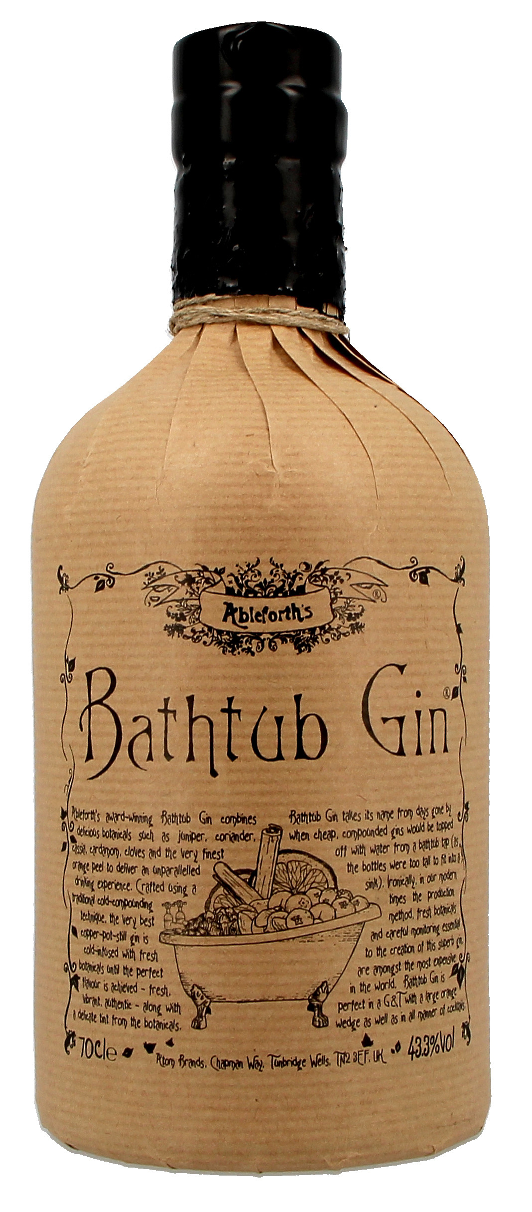 Ableforth's Bathtub Gin 70cl 43.3% (Gin & Tonic)