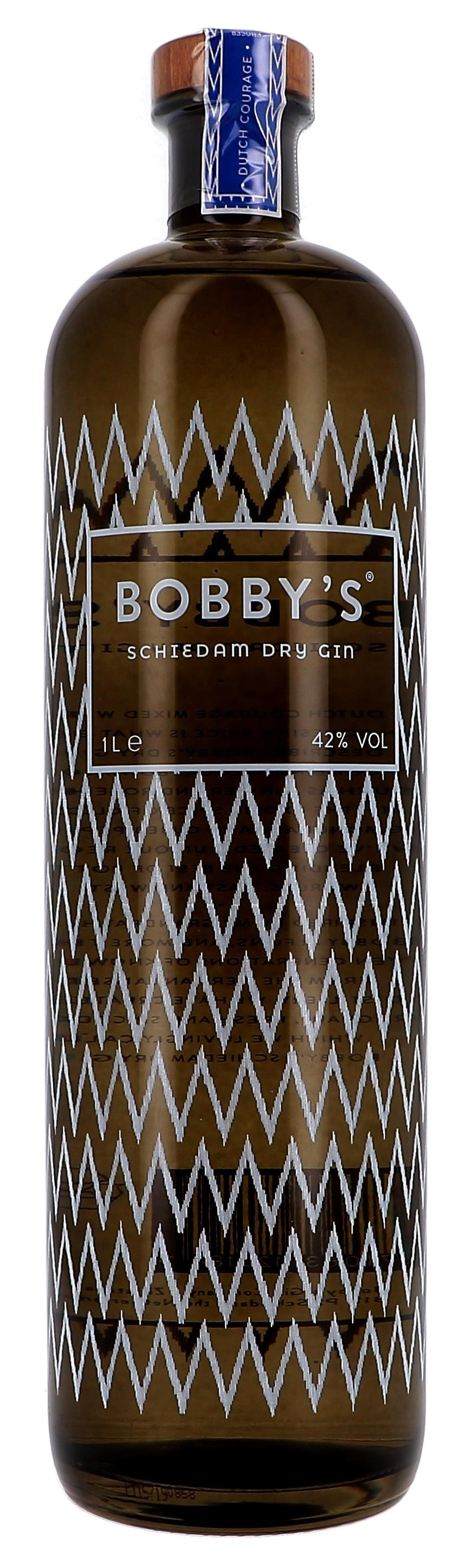 Gin Bobby's 1L 42% Schiedam Dry Gin Nederland