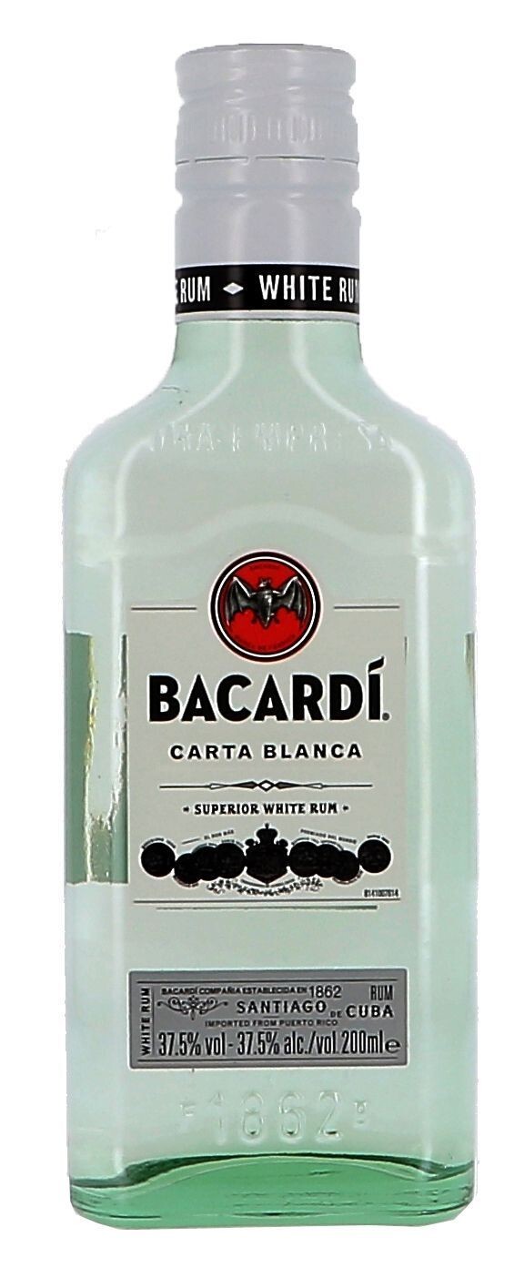 Superior Rhum Bacardi Carta Blanca 20cl 37.5%