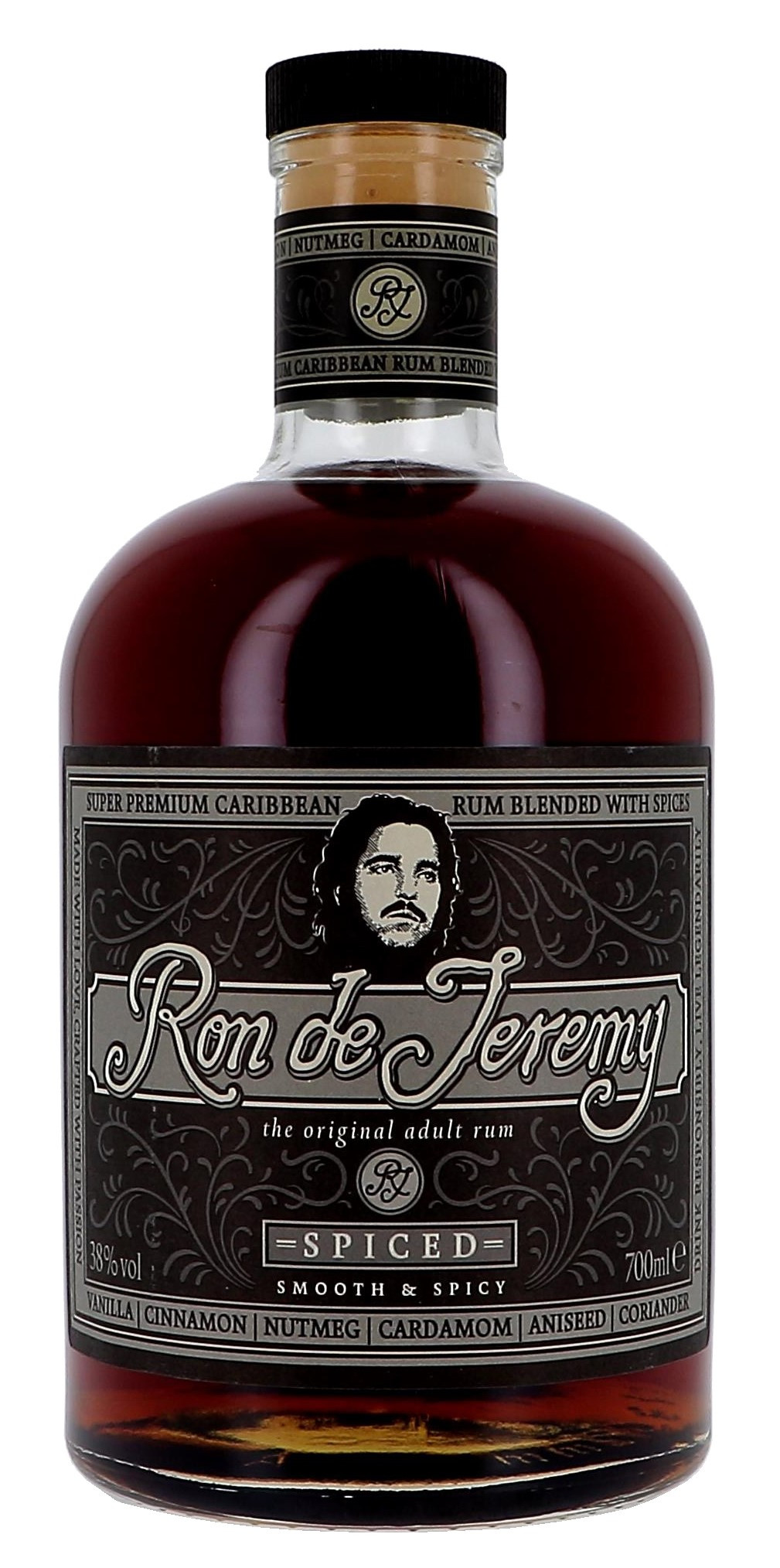Rum Ron de Jeremy Spiced Hardcore edition 70cl 38%