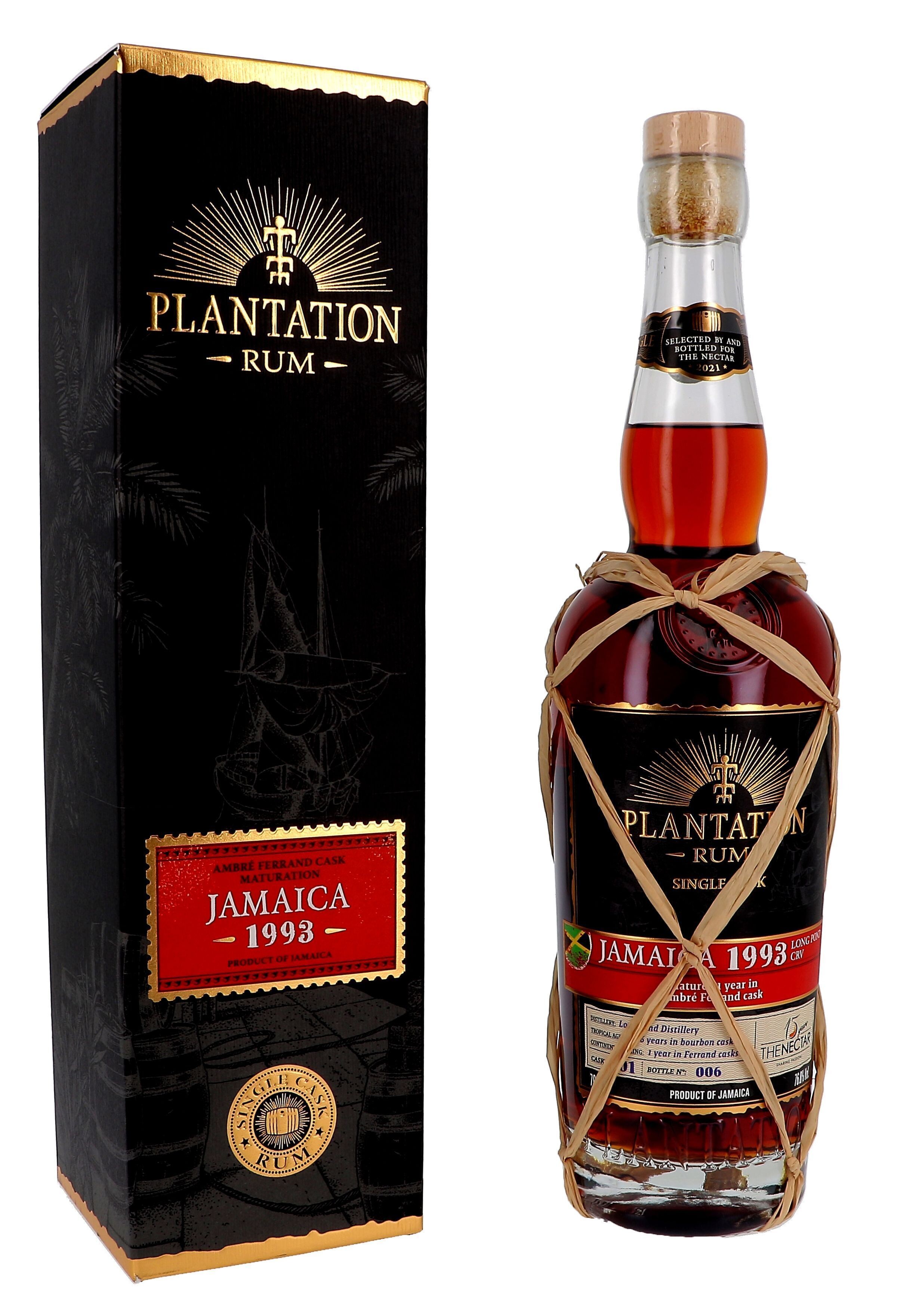 Rhum Plantation Jamaica 1993 Long Pond 70cl 76.8% Single Cask Collection Limited Edition 2021