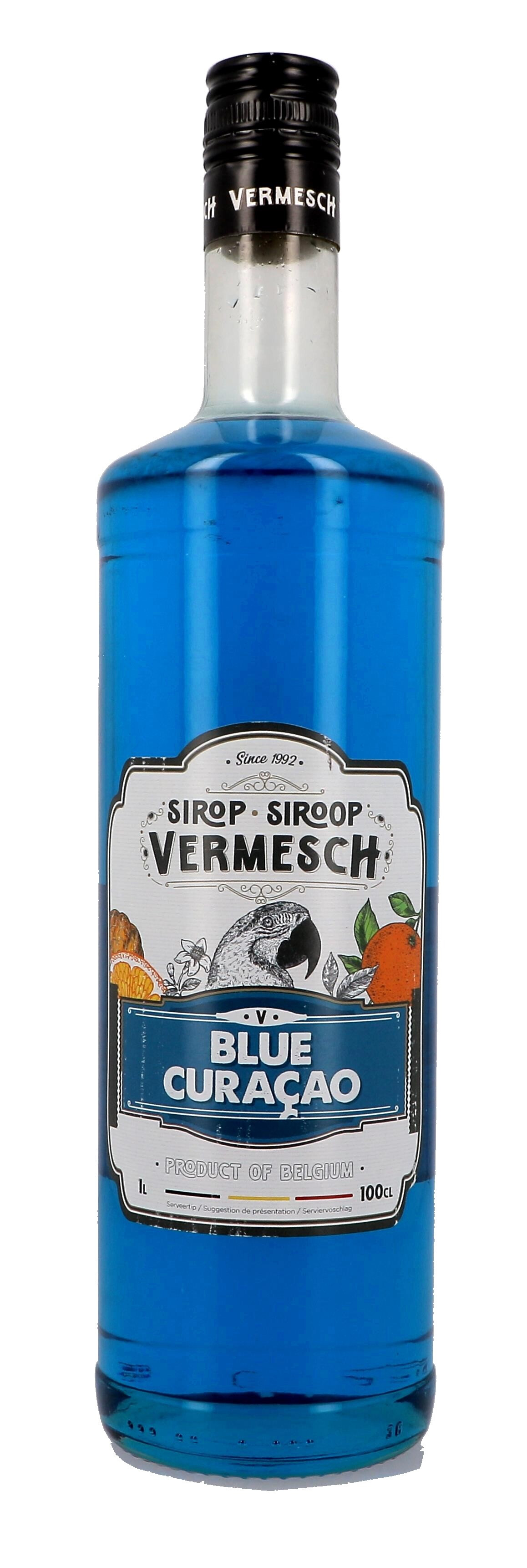 Vermesch sirop Curacao Bleu 1 Litre 0%