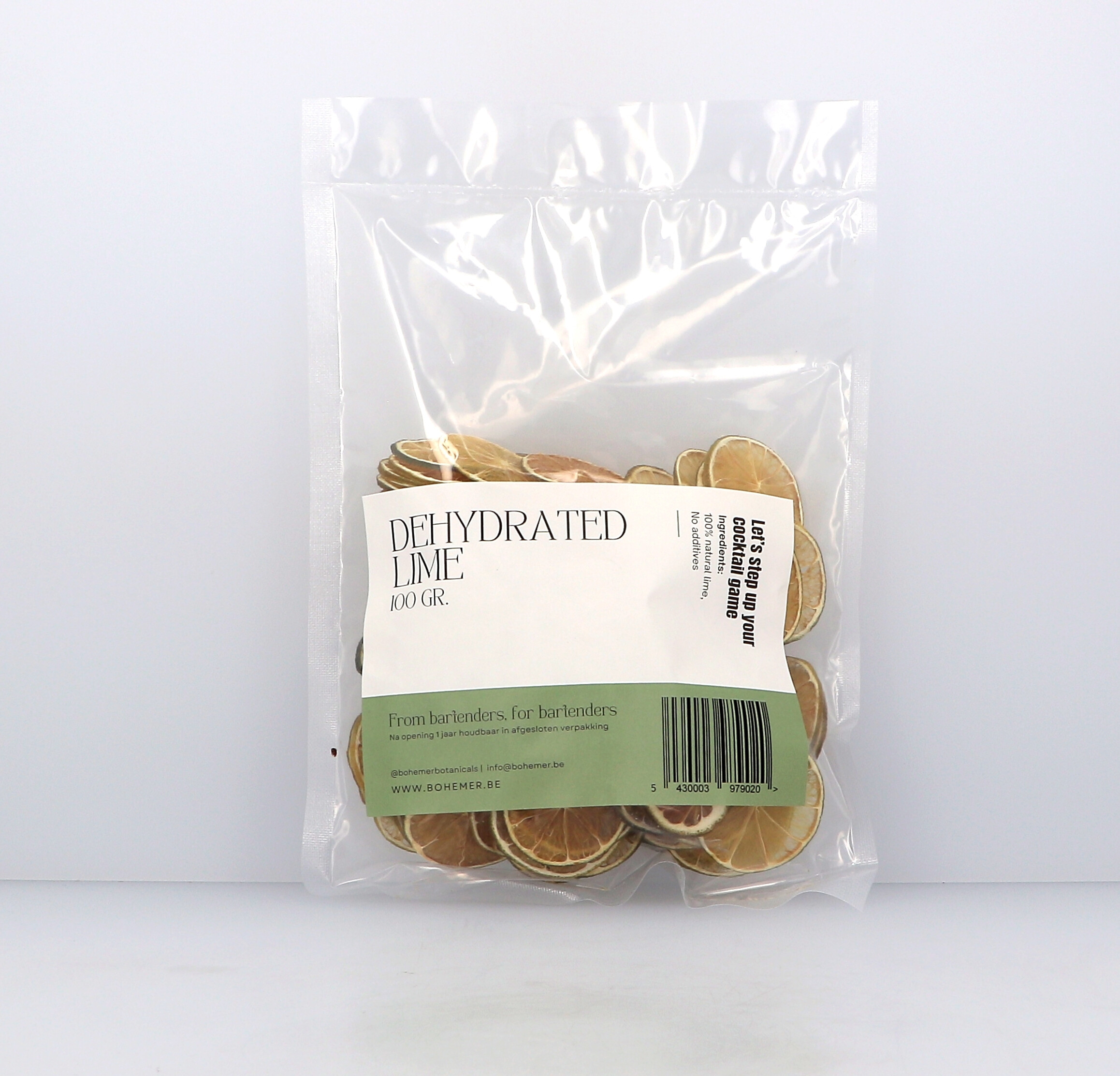 Tranches de Citron Vert Déshydraté 100gr Bohemer