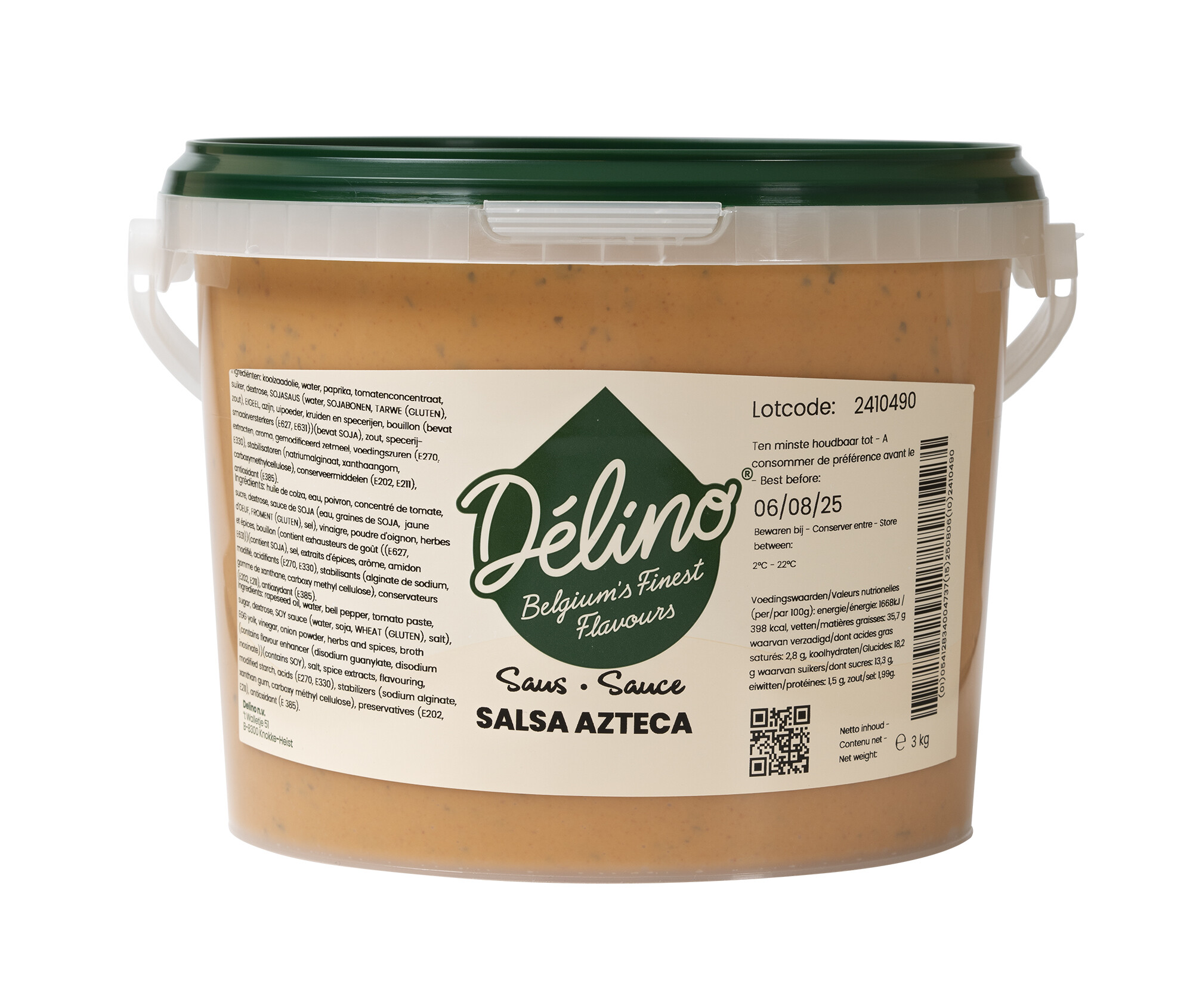 Delino sauce Salsa Azteca 3kg seau