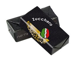 Sucre Zucchero 1000x5gr emballés individuellement (Suiker)