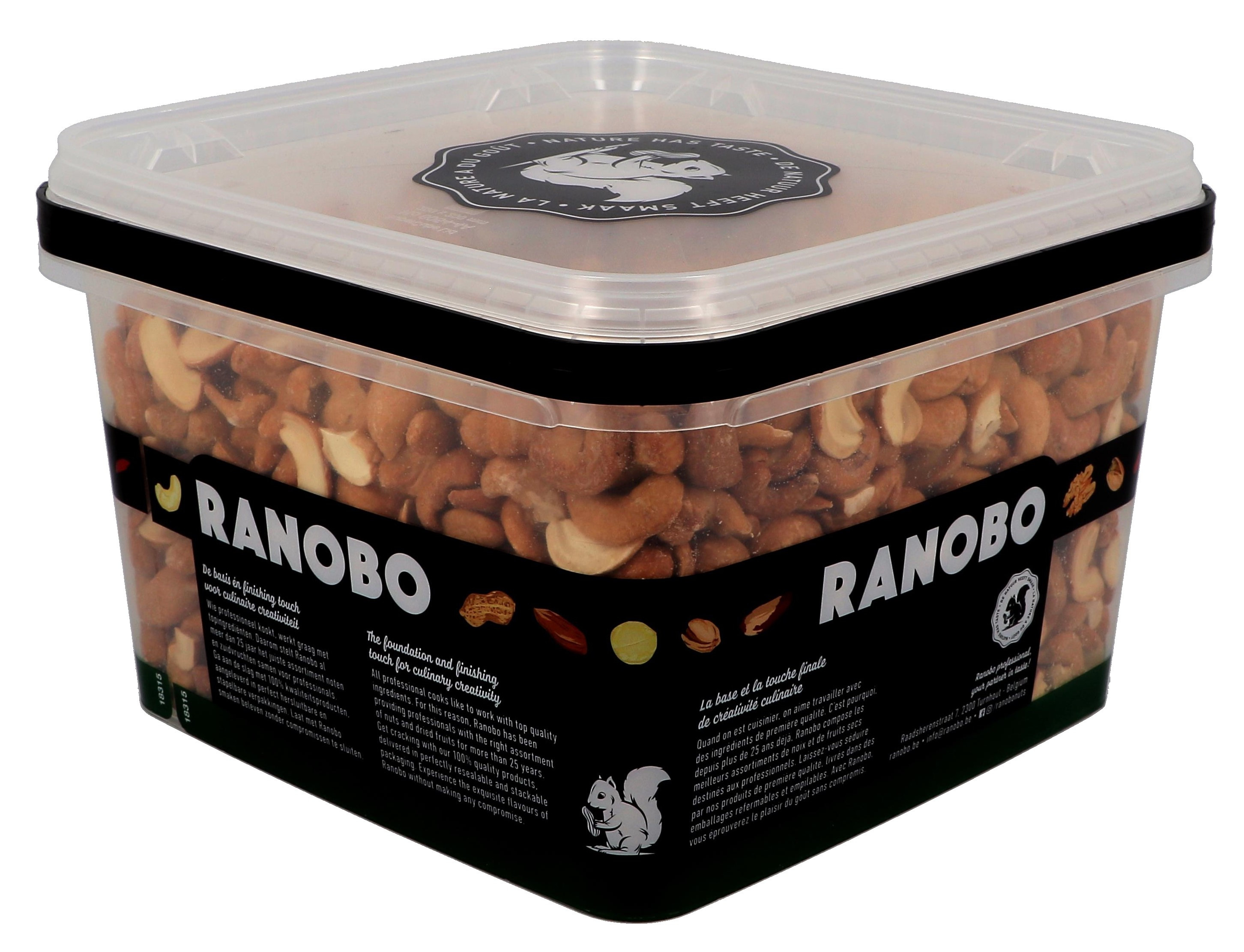 Ranobo Noix Cashew Salées 1.9kg 3.5L