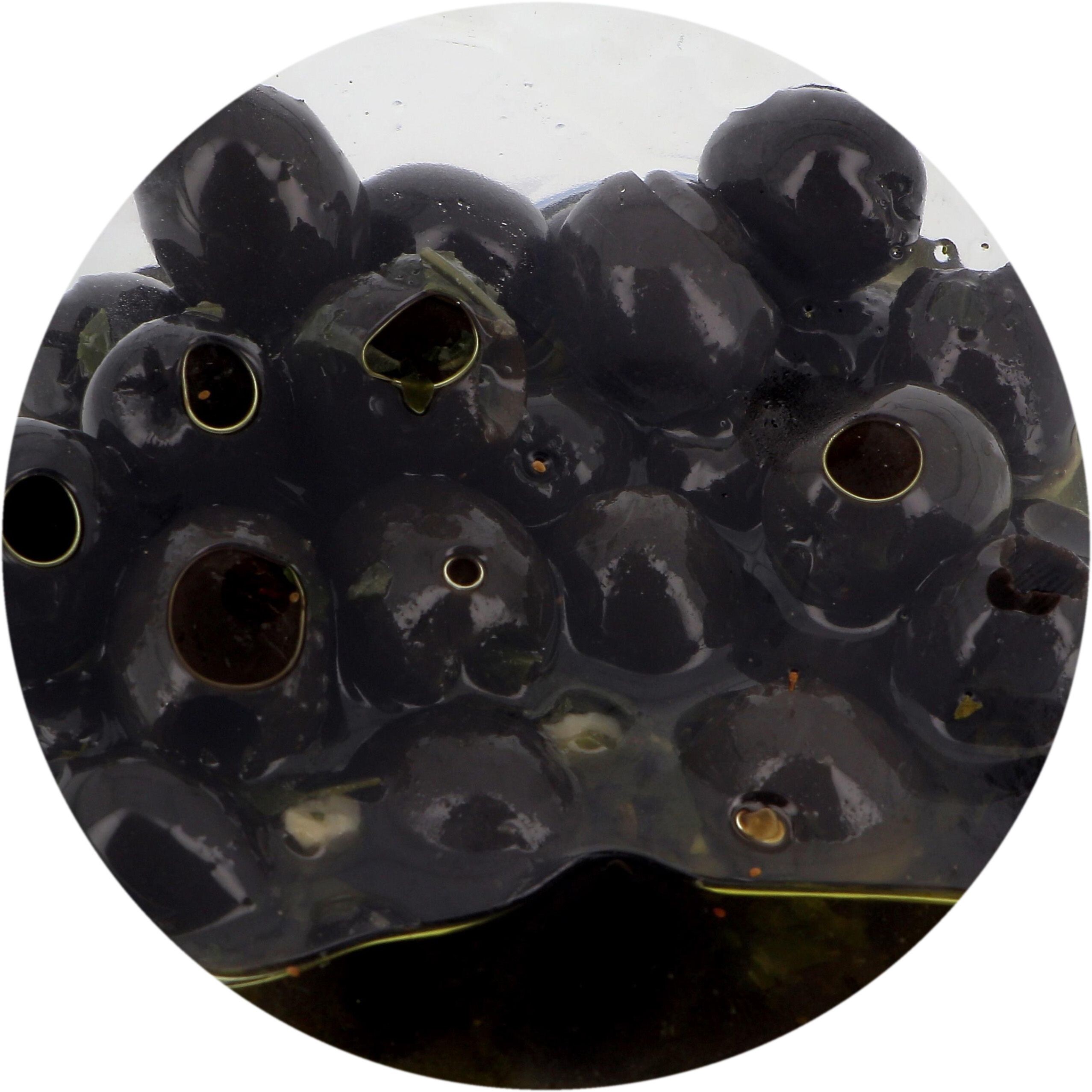 Olives noires dénoyautées 415gr Ridderheims