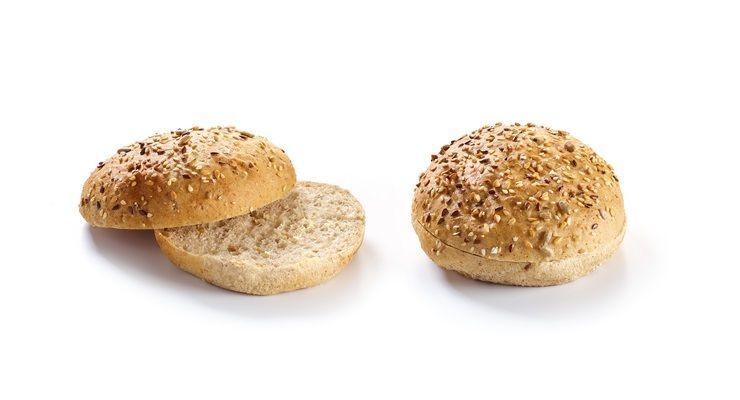 Panesco Petit pain blanc de blé et seigle au son avec décoration de graines 30x70gr 5001802