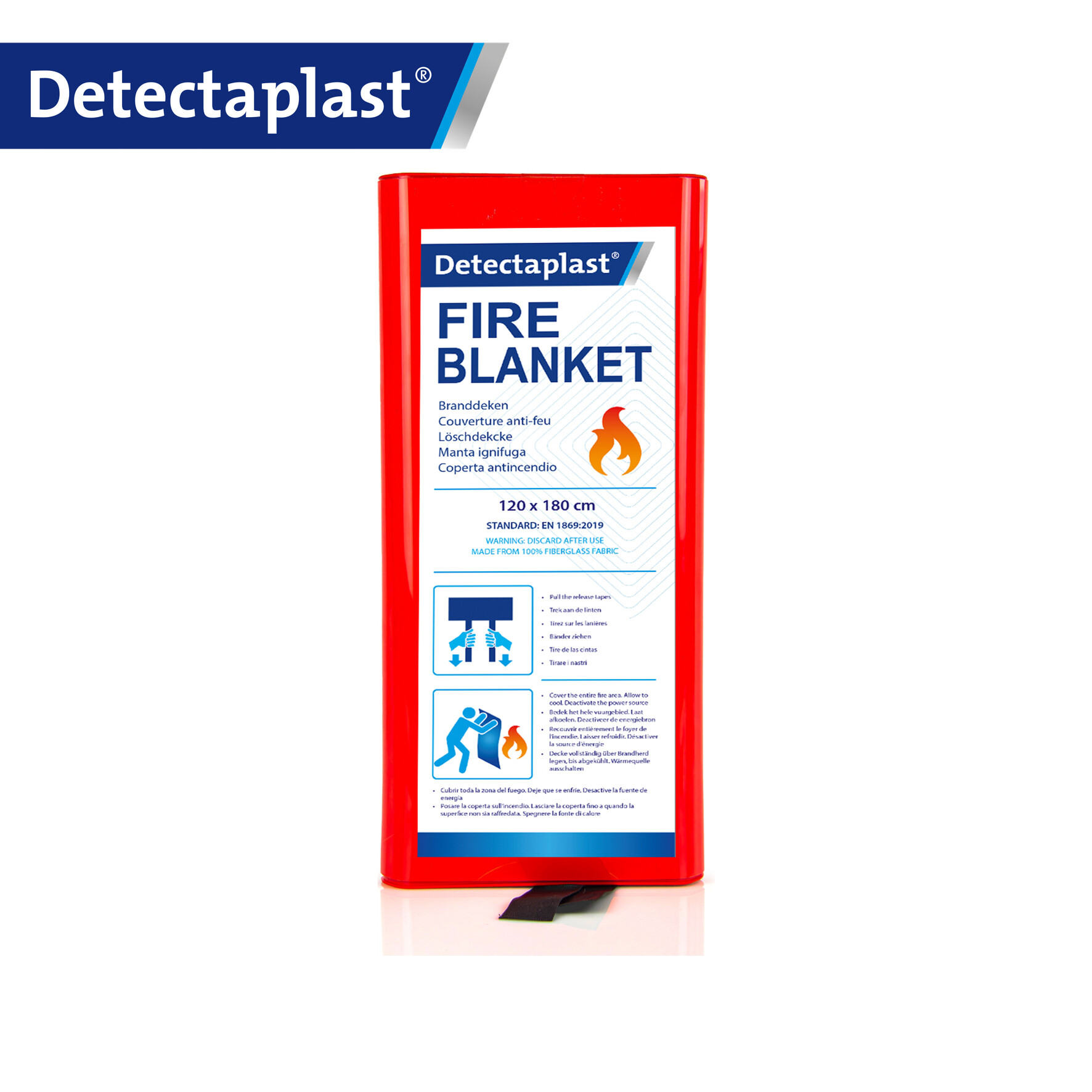 Detectaplast Couverture Anti-Feu 120x180cm 1pc