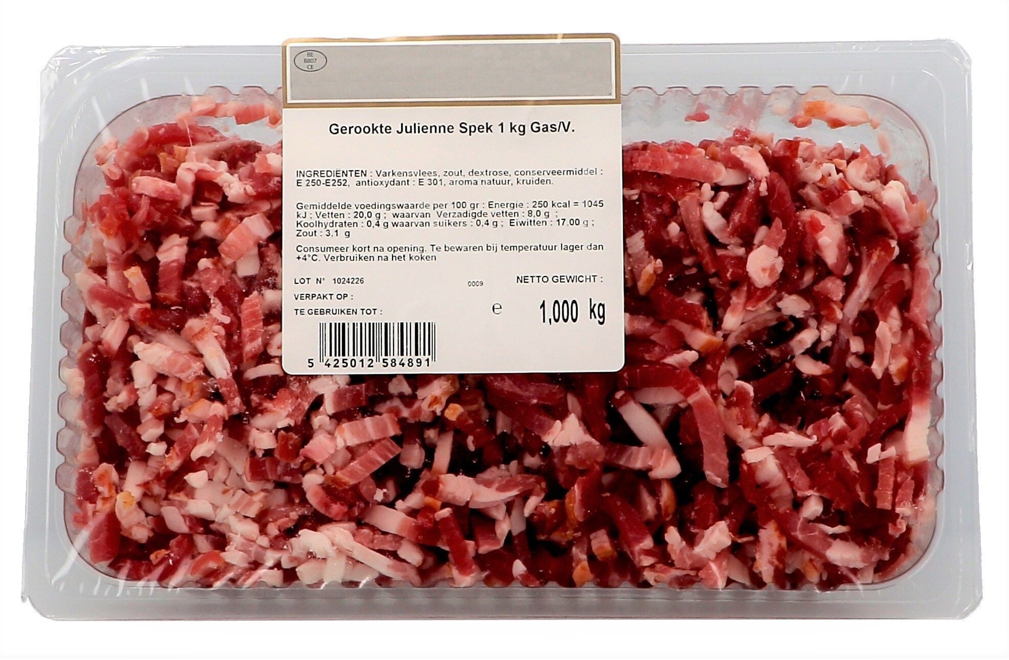 Lardons Fumés Allumettes 1kg