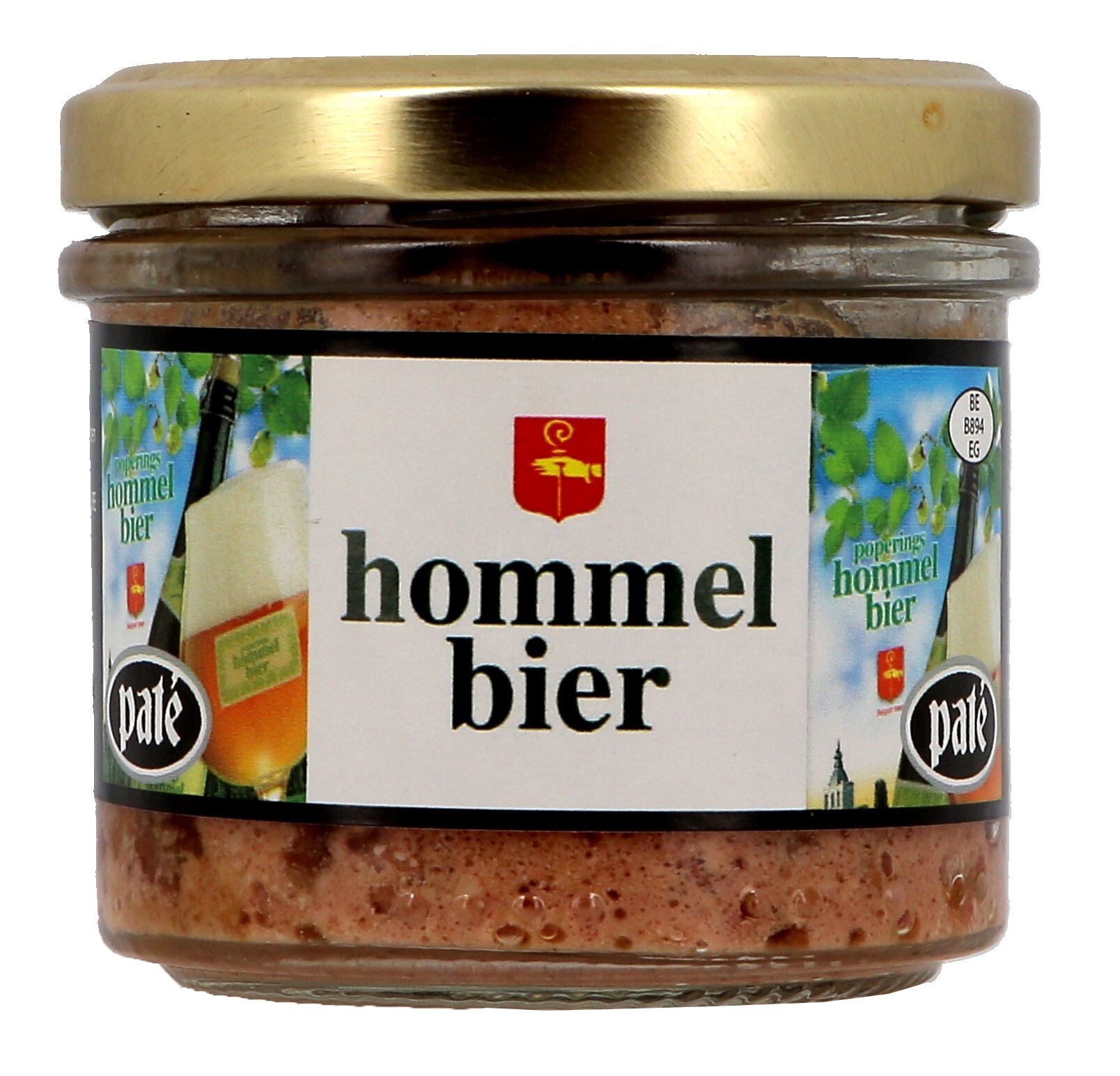 Hommelbier Paté De Veurn Ambachtse 100gr bokaal