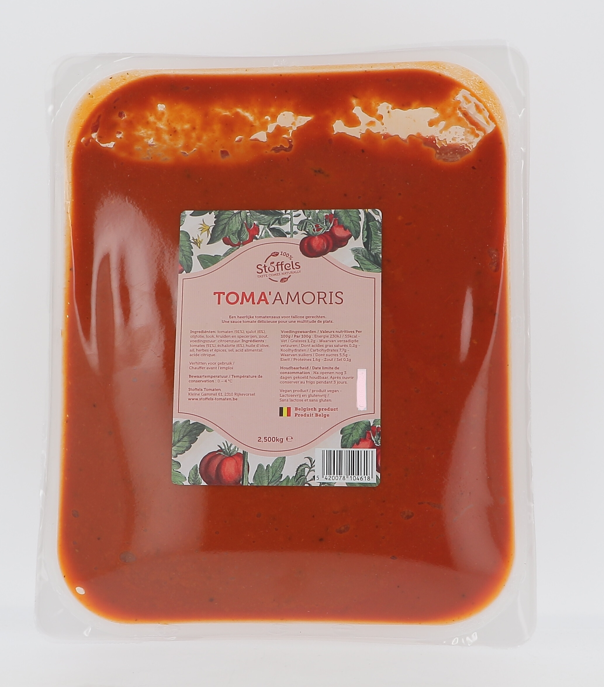 Toma Amoris sauce tomate 2.5kg Stoffels