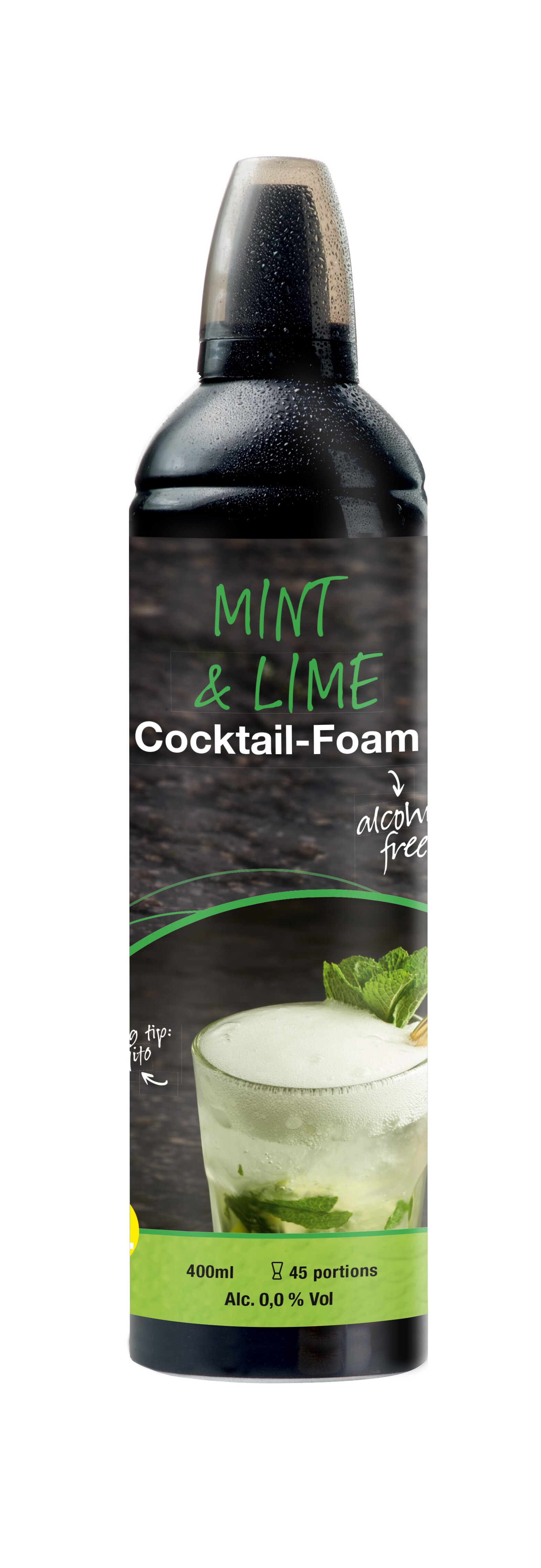  Cocktail EasyFoam Menthe - Citron Vert 400ml R&D Food Revolution