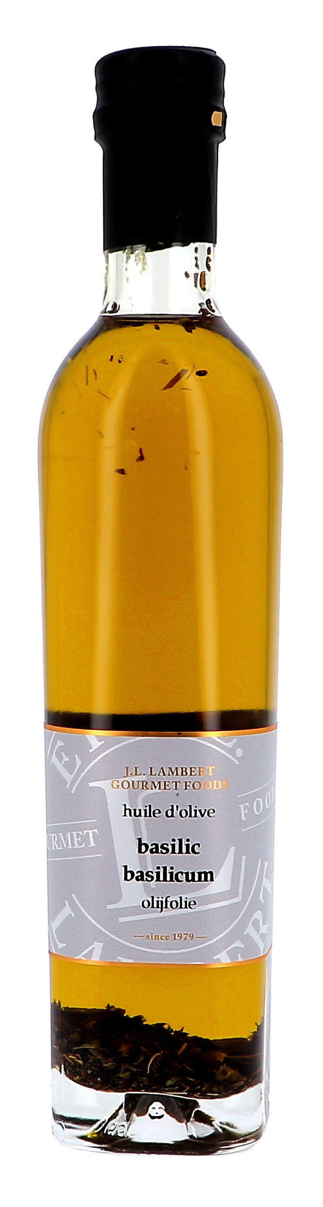 Huile d'olives au basilic 25cl Parfum des Oliviers (Olijfolie)