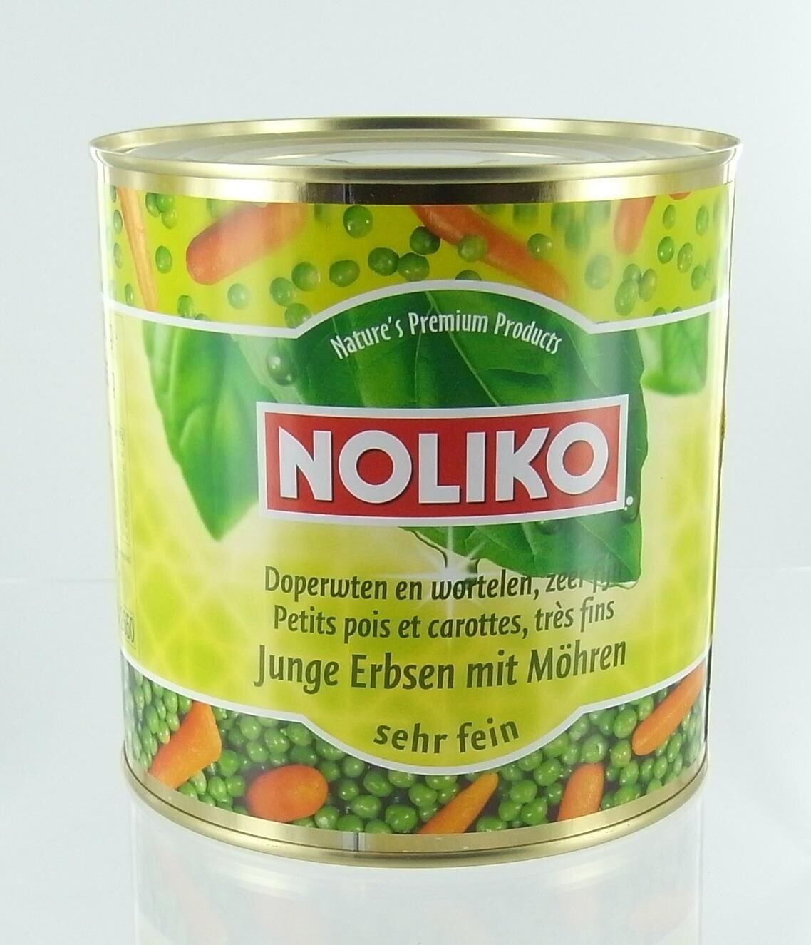 Noliko Pois & Carottes très fin 800gr en boite