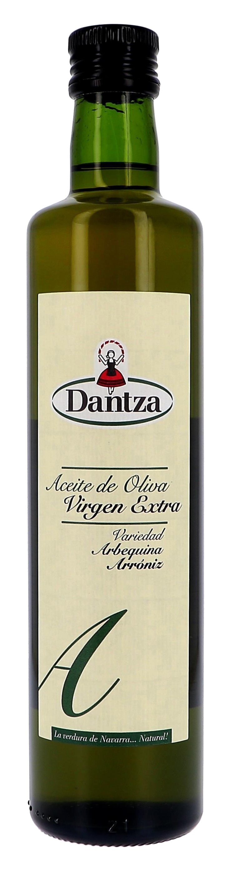 Arbequina Huile d'olive Extra Vierge 500ml Dantza Espagne (Olijfolie)