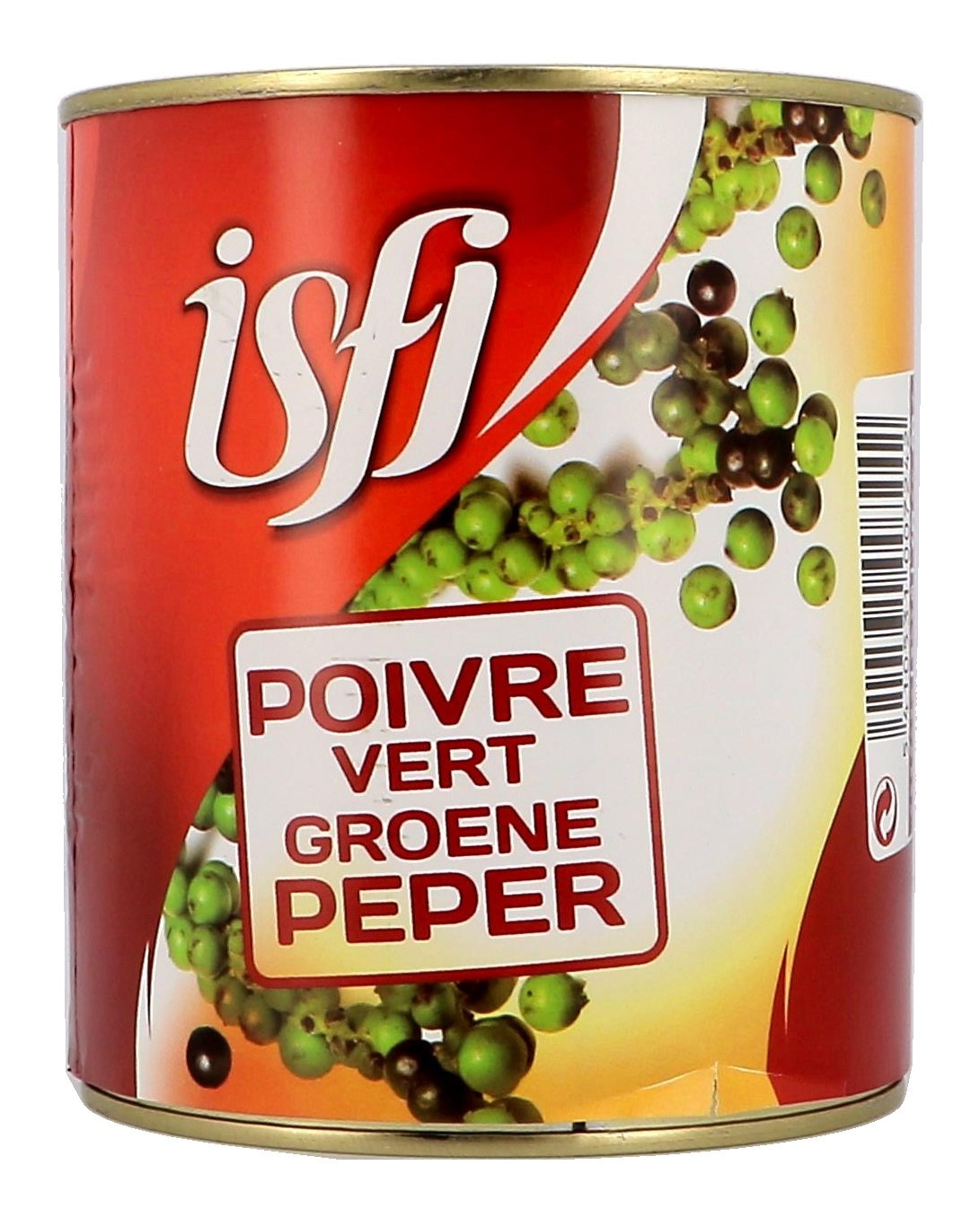 Poivre vert en grains au naturel 500gr Isfi (Isfi & Verstegen,Zout & Peper)