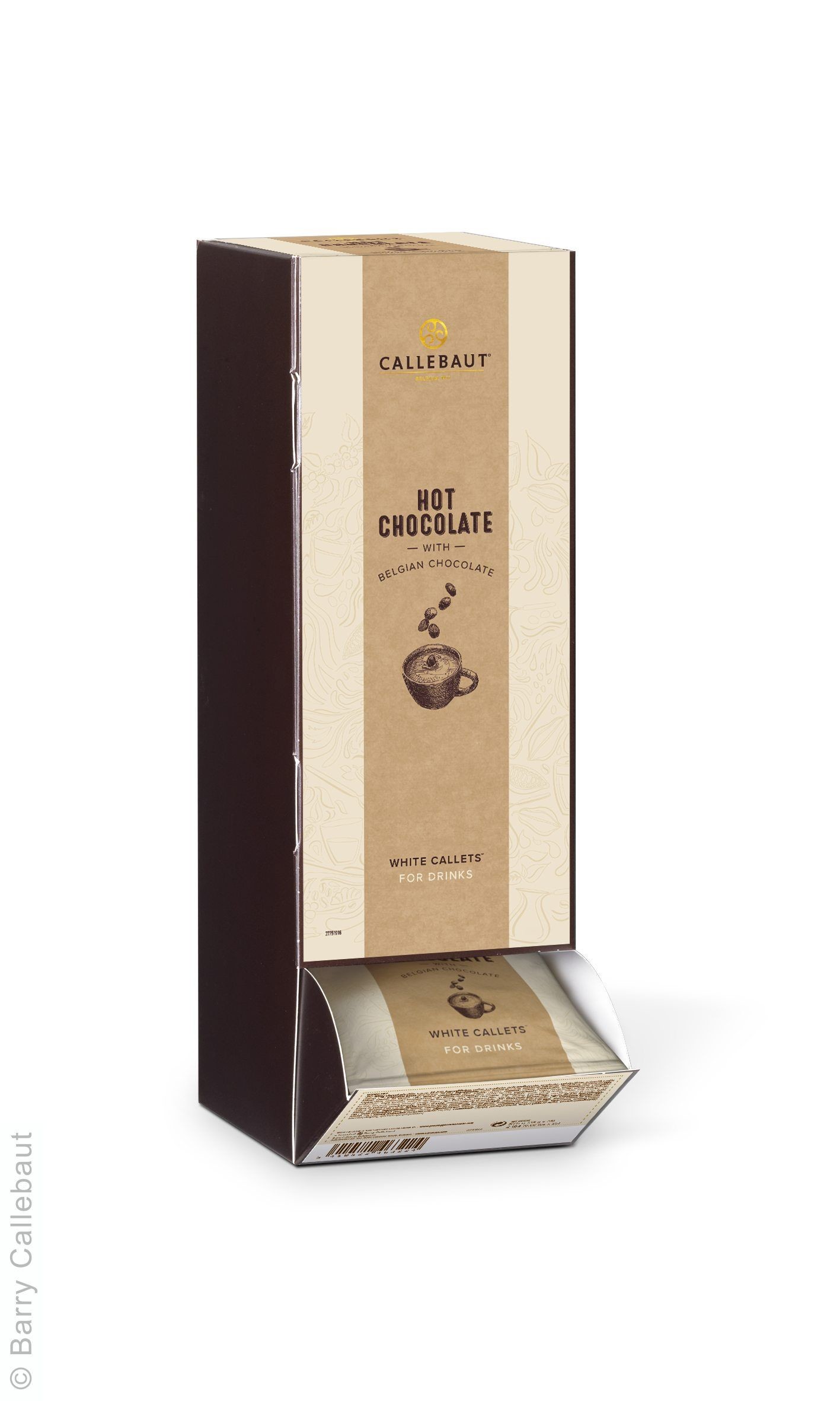 Callebaut Callets Chocolat Chaud Blanc 35gr 25pièces